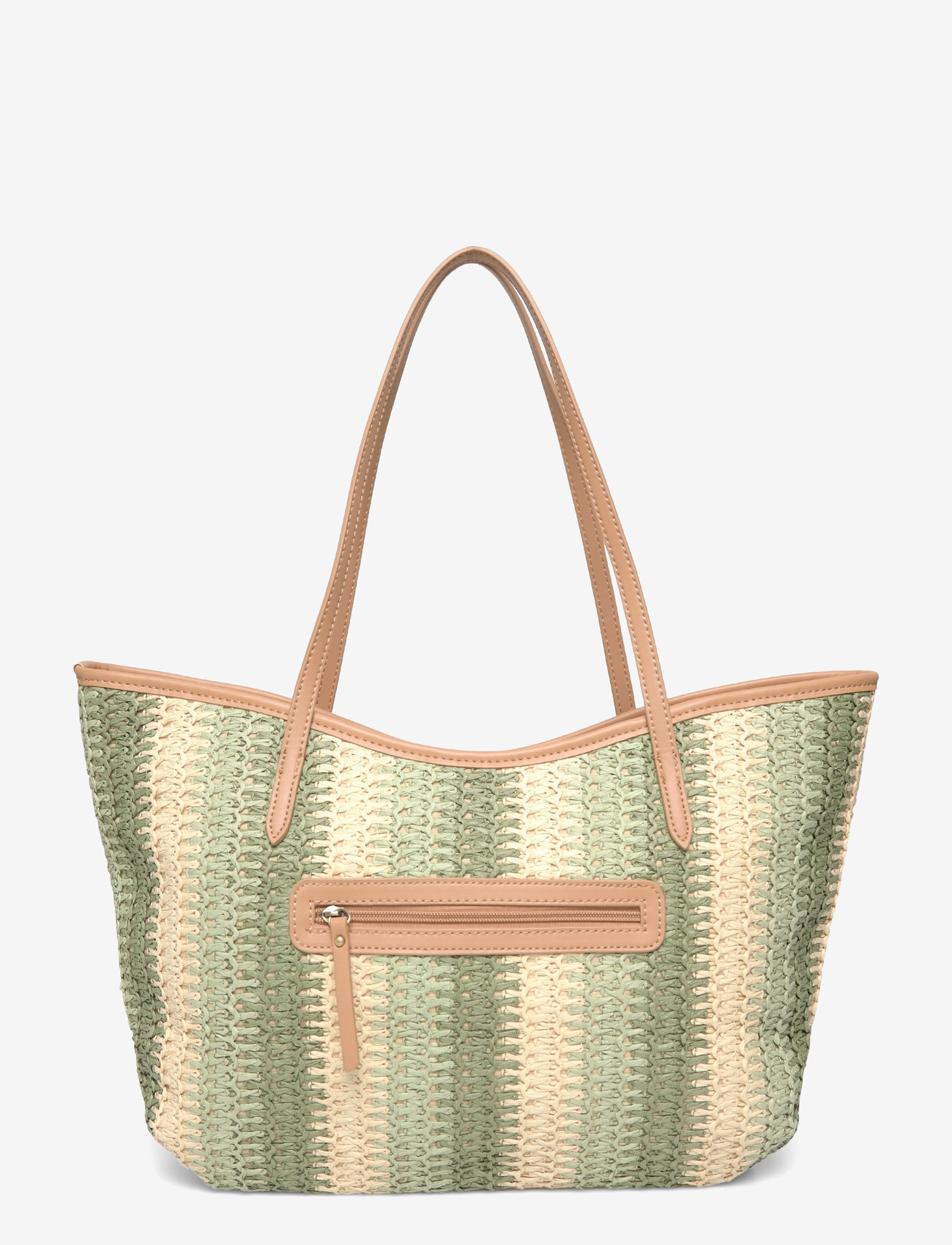Ulrika - Shopper straw - shoppers - green - 1