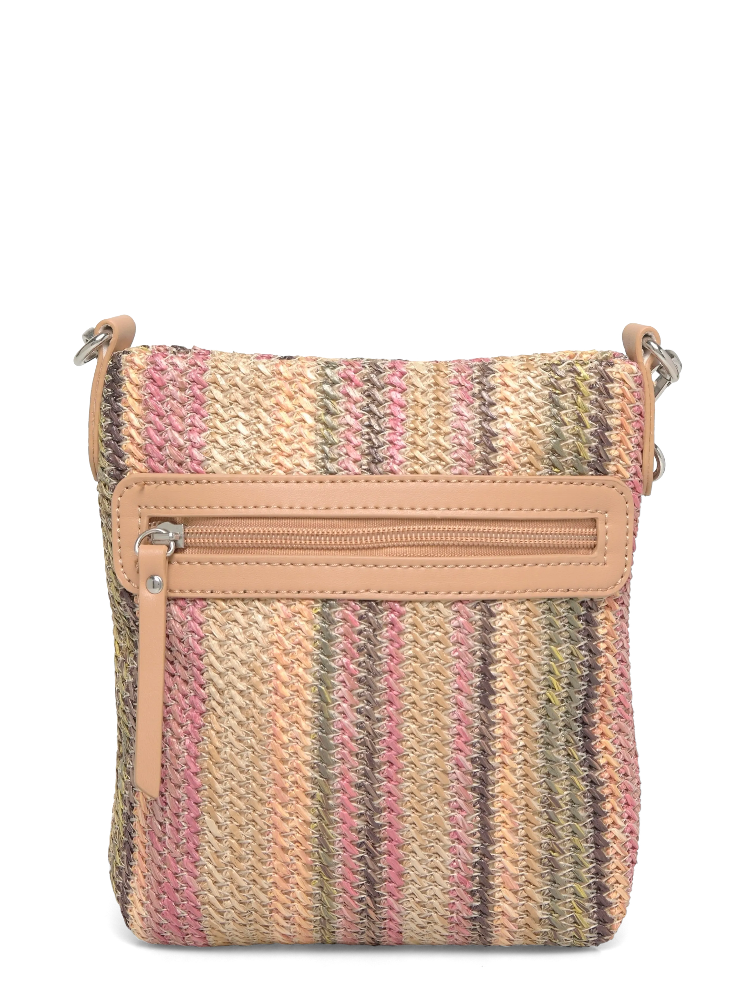 Ulrika - Bag straw - crossbody bags - pink - 1