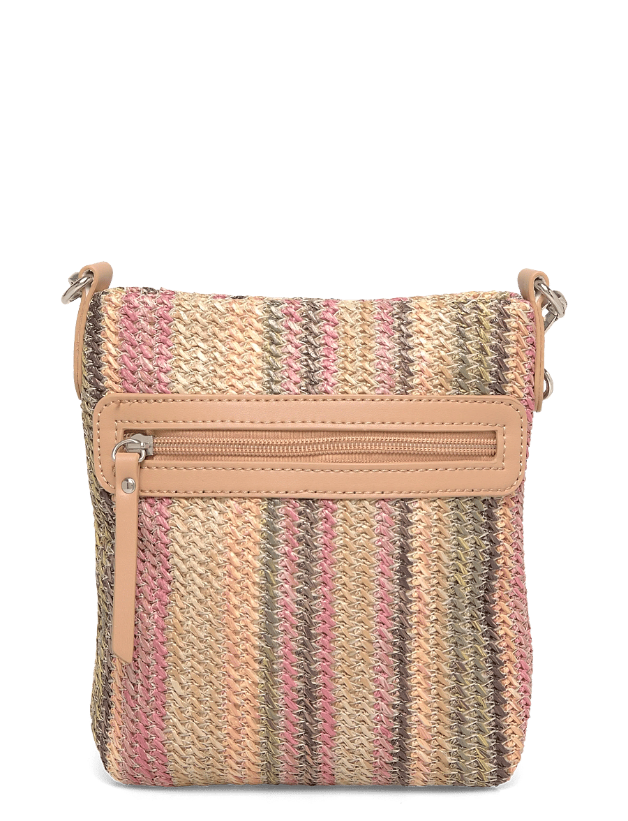 Ulrika - Bag straw - crossbody bags - pink - 1