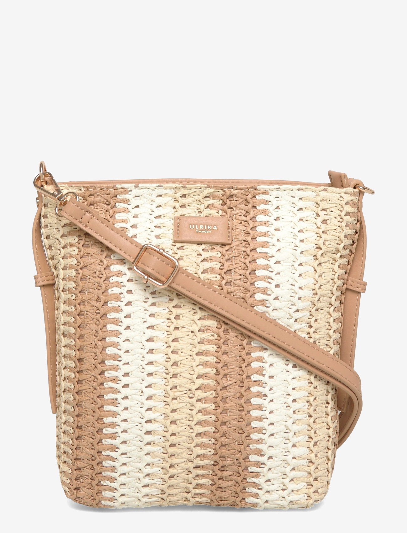 Ulrika - Bag straw - vardagsstil - cognac - 0