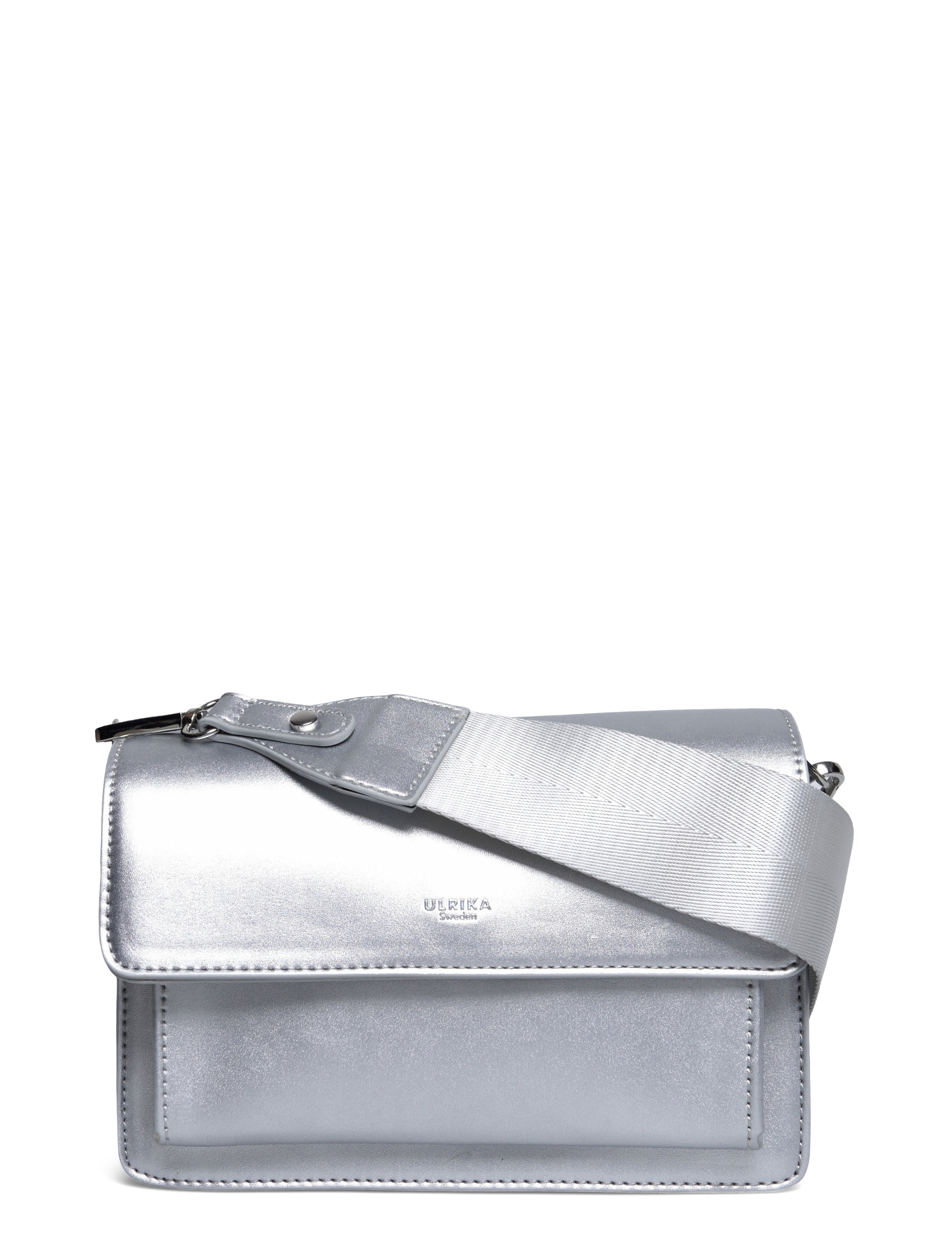 Ulrika Crossbody Bag - Tasker - SILVER / white