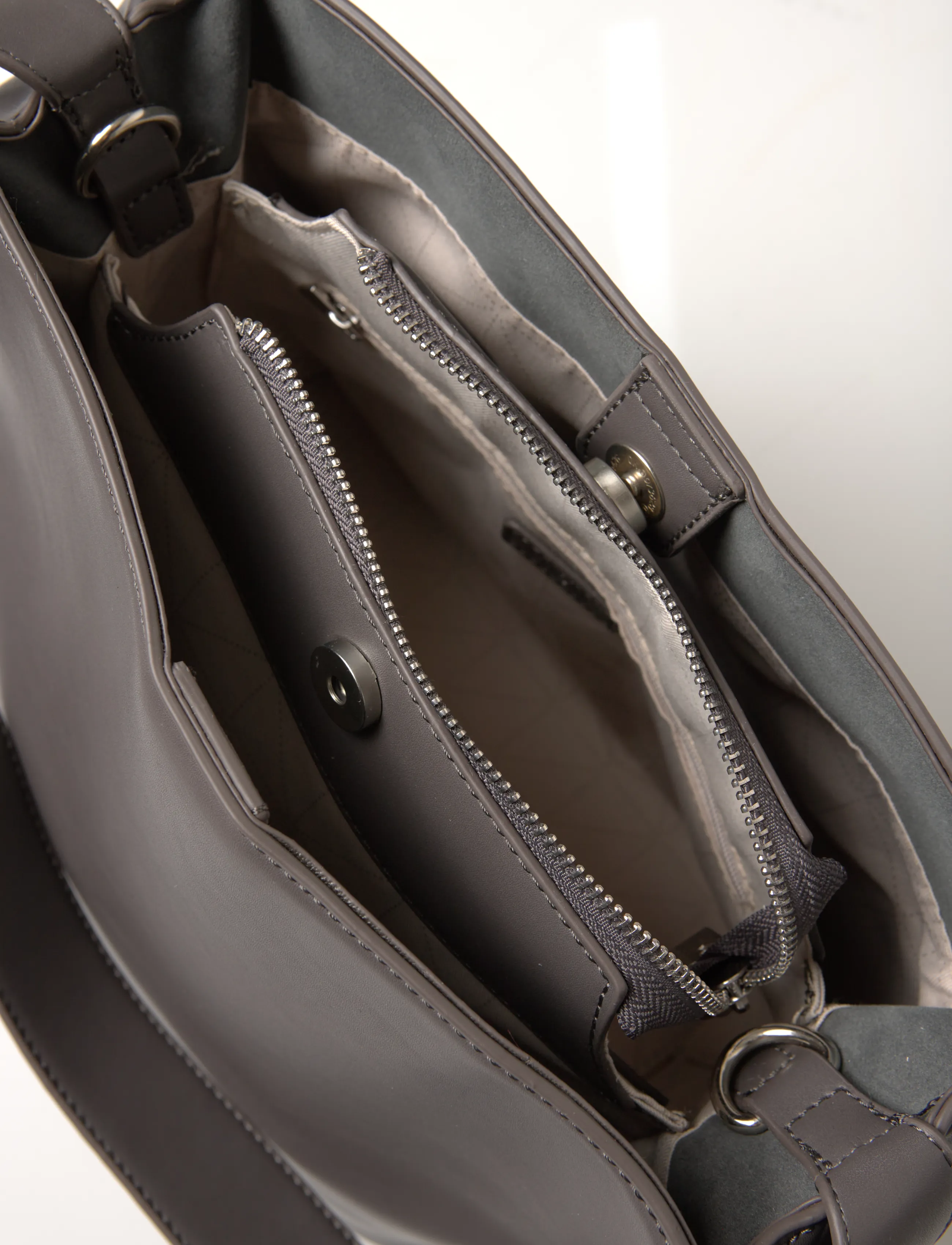 Ulrika - bucket bag - grey - 3