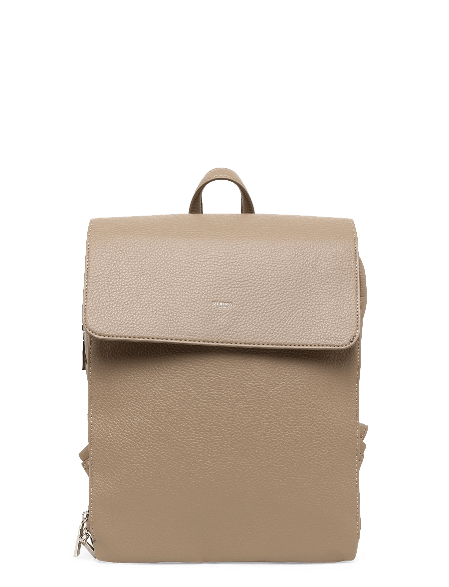 Ulrika - Backpack - hverdags stil - taupe - 0