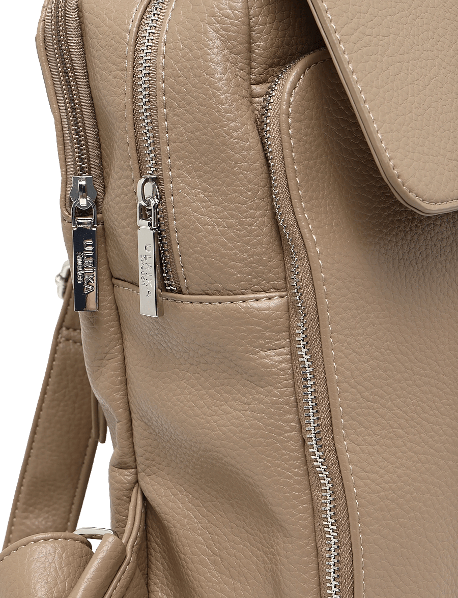 Ulrika - Backpack - hverdags stil - taupe - 3