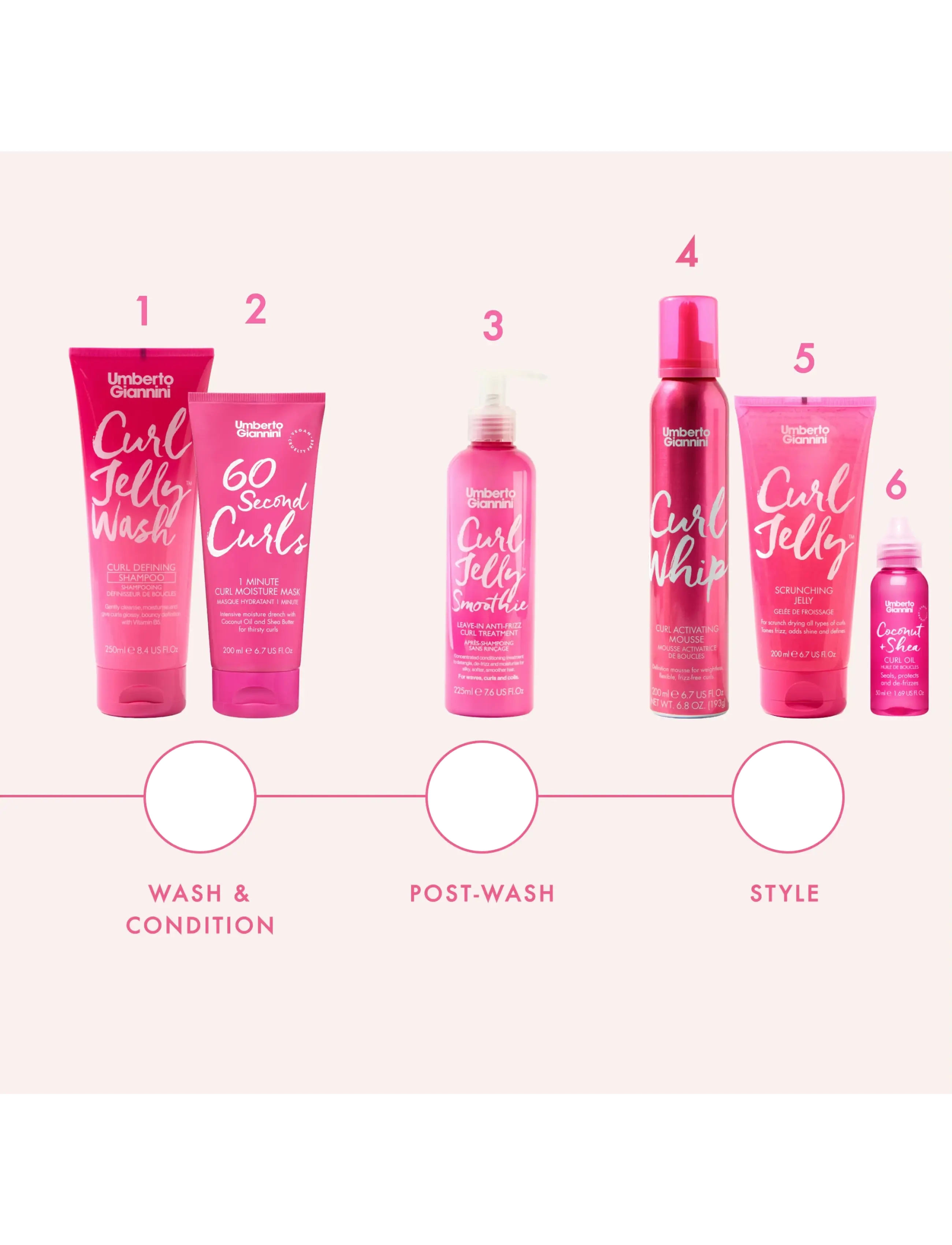 Umberto Giannini - Umberto Giannini 60 Second Curls Mask - hårinpackning - clear - 3