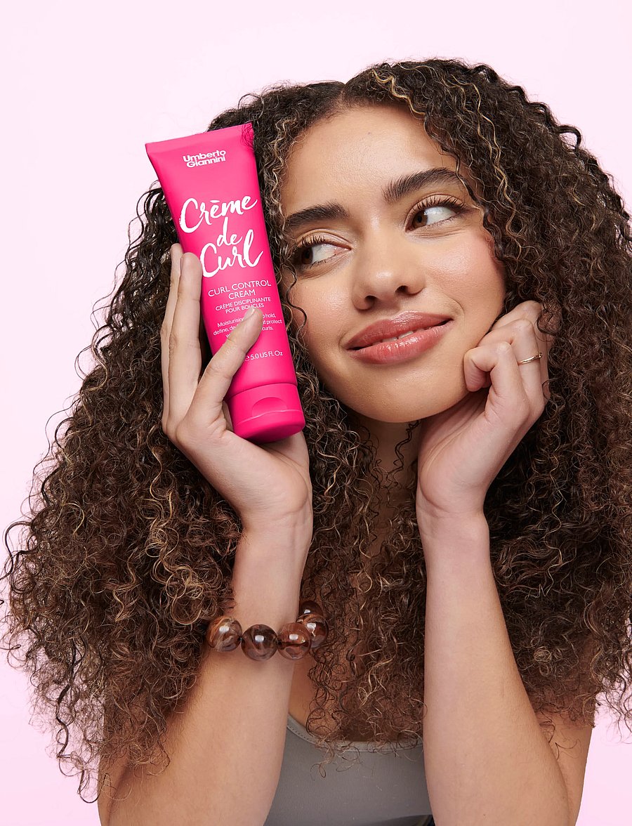 Umberto Giannini - Umberto Giannini Creme de Curl Control Cream - vormimiskreem - clear - 4