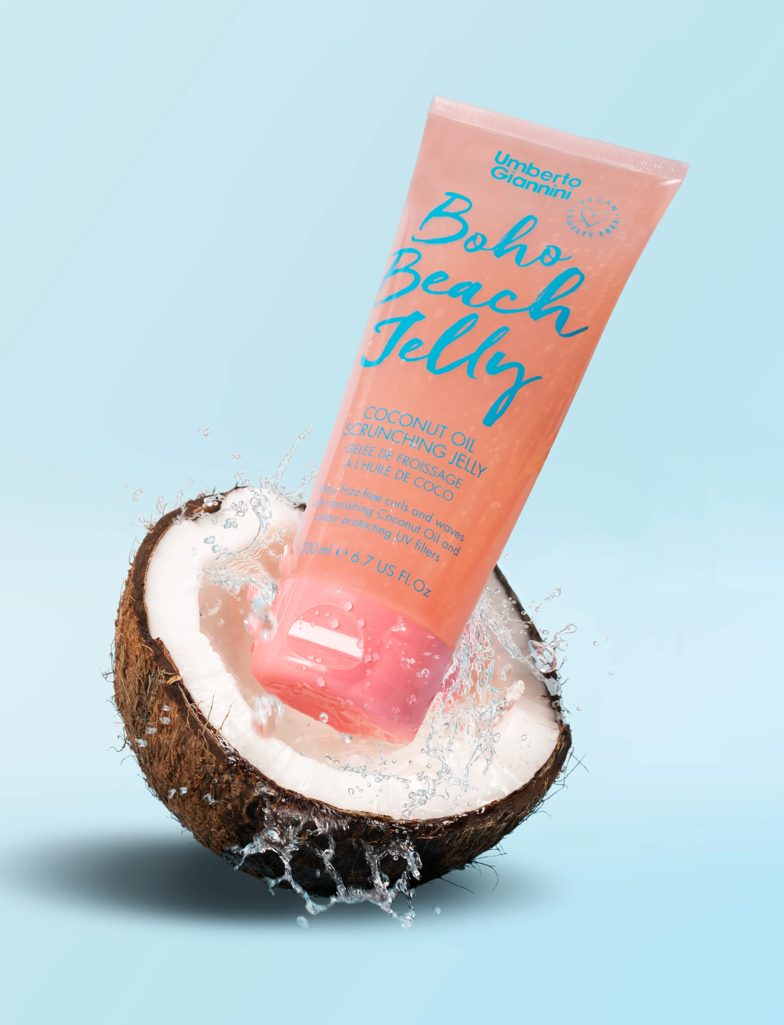 Umberto Giannini Umberto Giannini Boho Beach Scrunching Jelly, 200 ml, Nude, Styling > Voks Og Gel, Dame