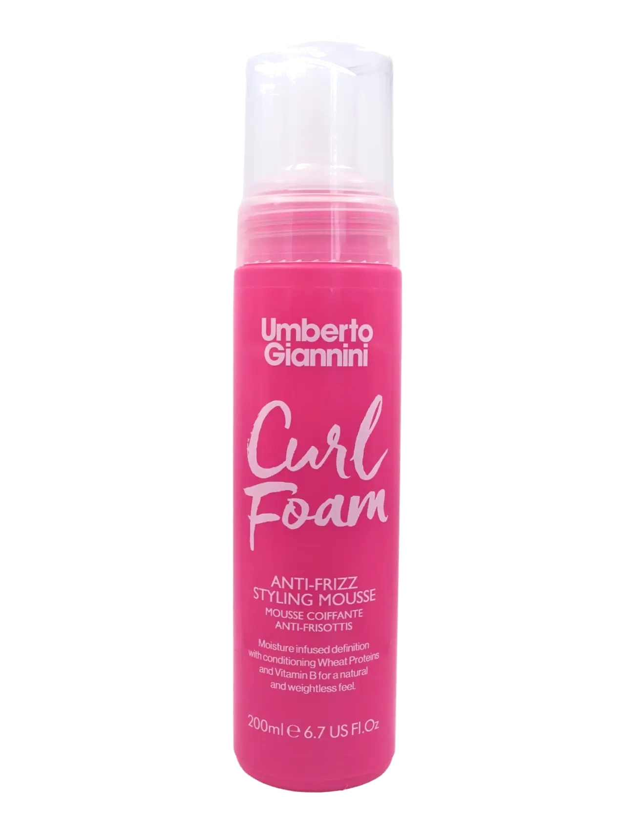 Umberto Giannini Curl Foam Styling Mousse, Hårmousse-skum, Nude, Str: 200 ML