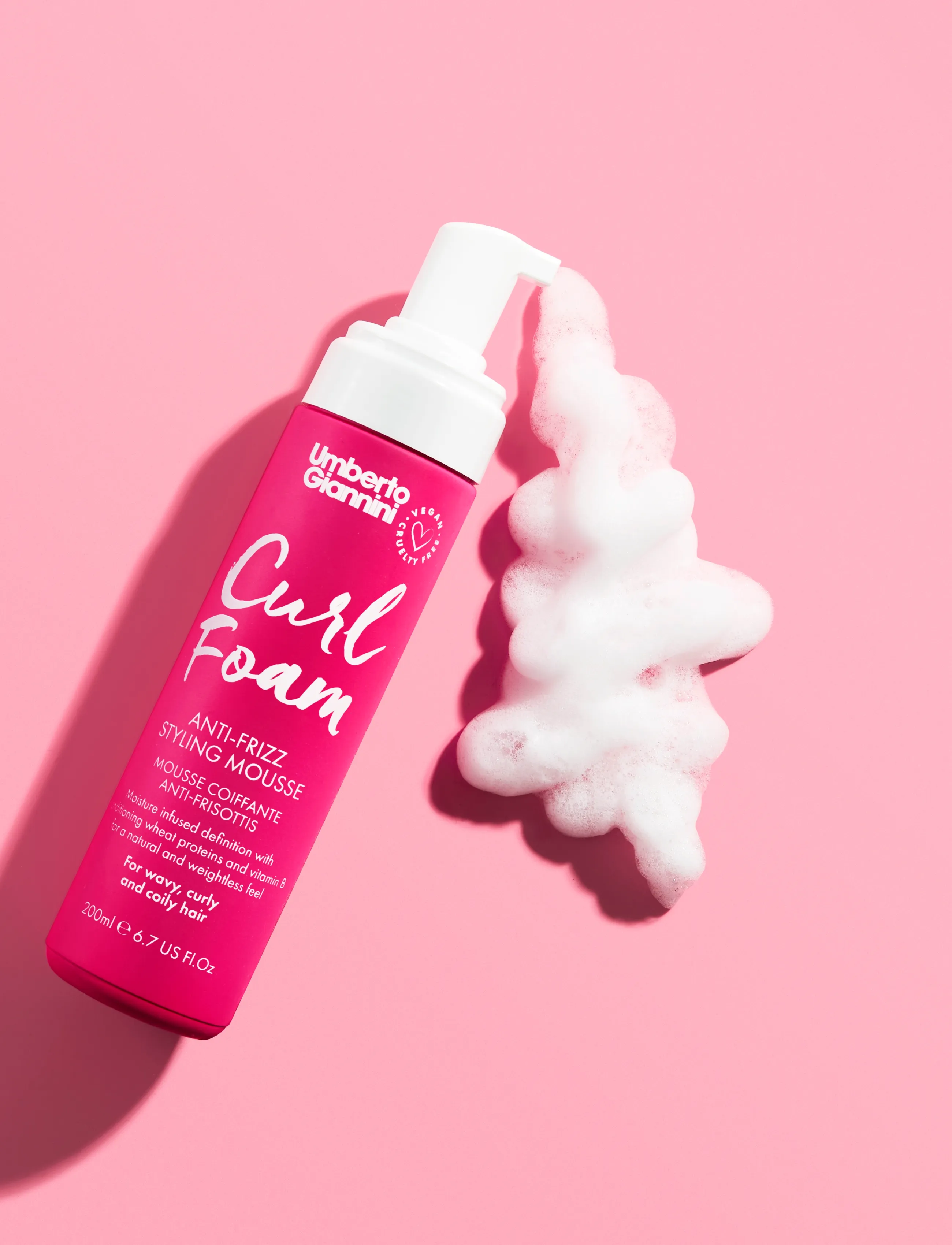 Umberto Giannini Umberto Giannini Curl Foam Styling Mousse, 200 ml, Nude, Styling > Hårmousse-Skum, Dame