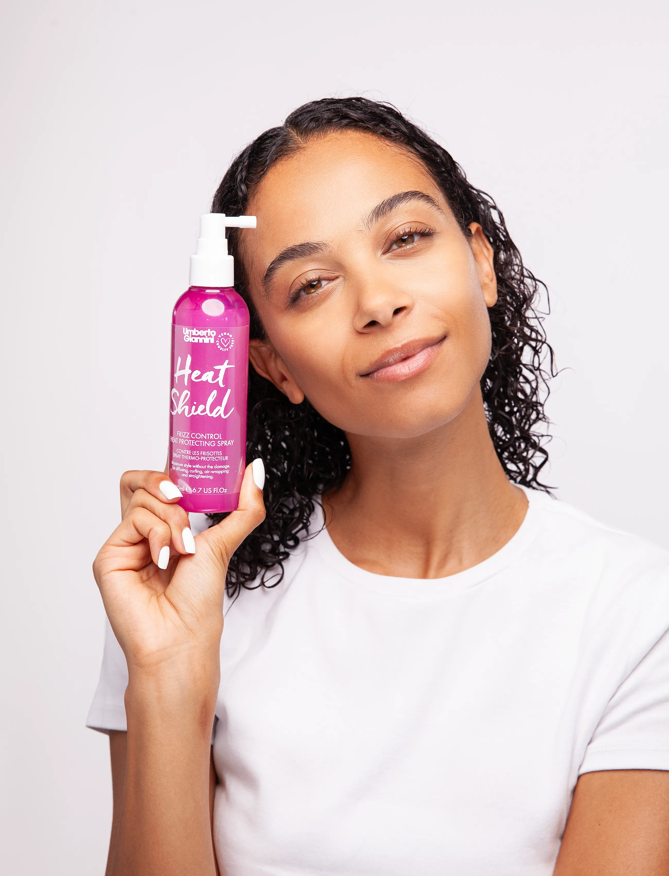 Umberto Giannini - Umberto Giannini Curl Jelly Heat Shield Protecting Spray - varmebeskyttelse - clear - 2