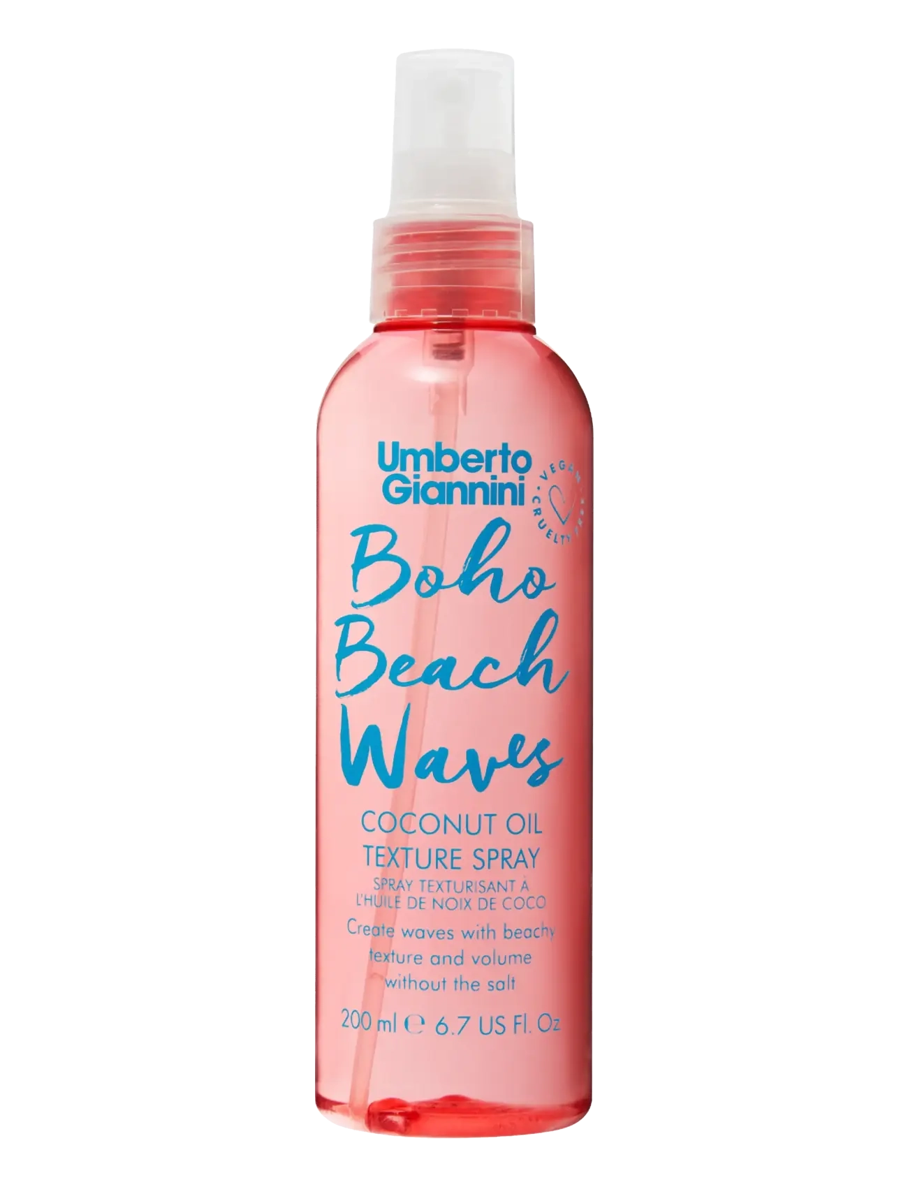 Umberto Giannini Boho Beach Waves Texture Spray, Saltspray, Nude, Str: 200 ML