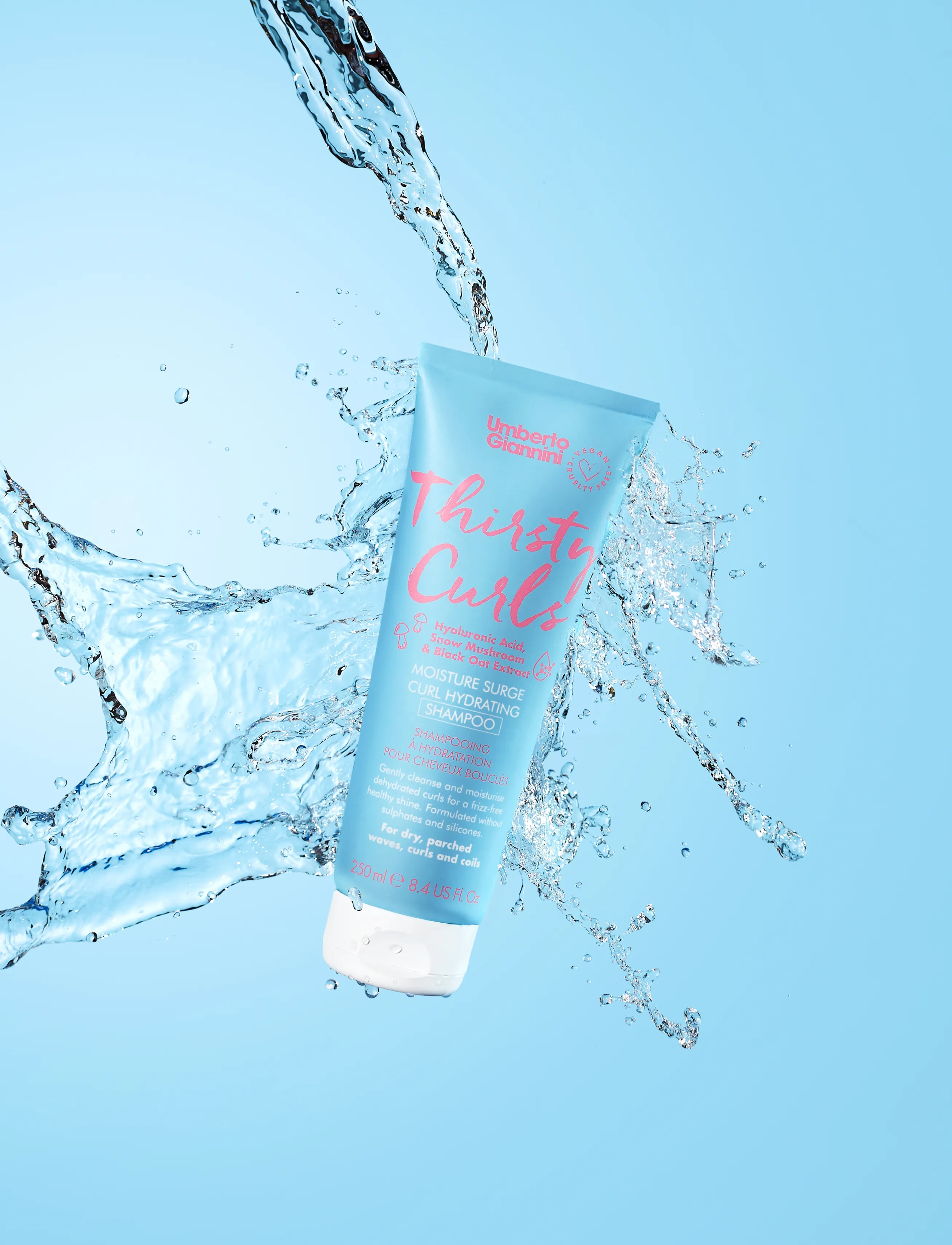 Umberto Giannini - Umberto Giannini Thirsty Curls Shampoo - shampoo - clear - 2