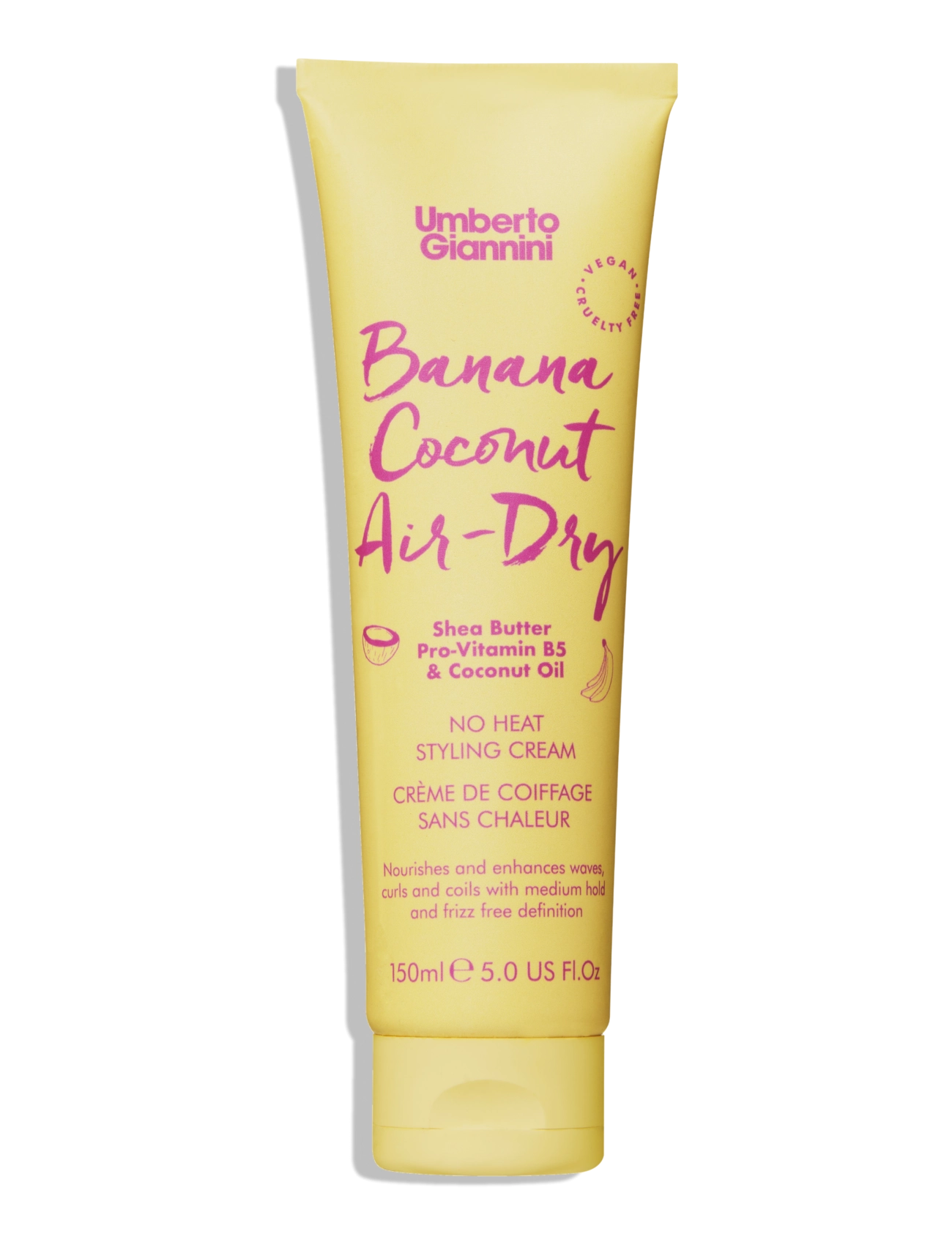 Umberto Giannini Banana Air Dry Lotion, Leave-in Behandling, Nude, Str: 150 ML