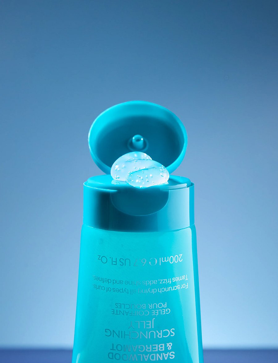 Umberto Giannini - Umberto Giannini Curl Jelly Sandalwood & Bergamot Scrunching Jelly - vaha ja geel - clear - 0