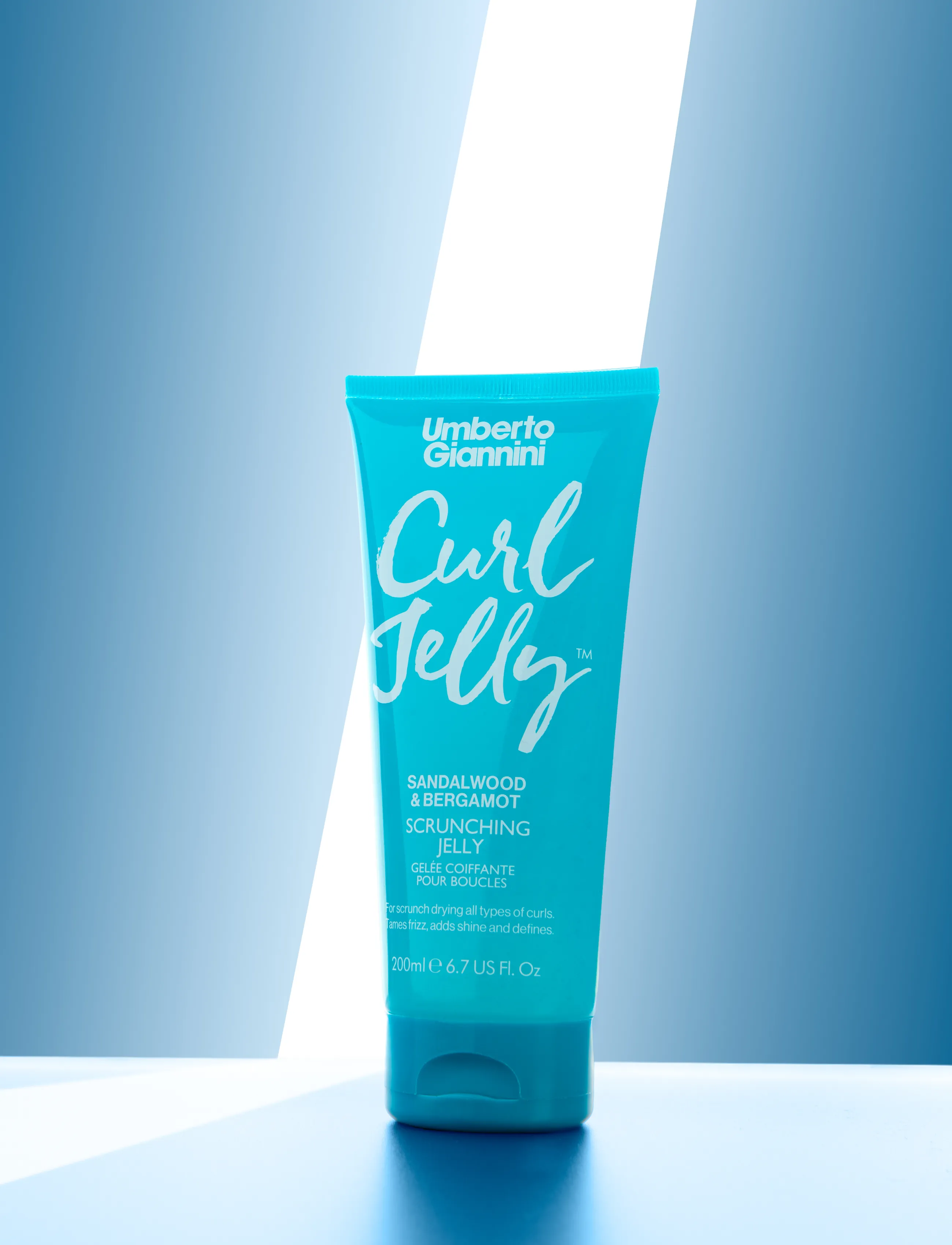 Umberto Giannini - Umberto Giannini Curl Jelly Sandalwood & Bergamot Scrunching Jelly - voks & gels - clear - 1