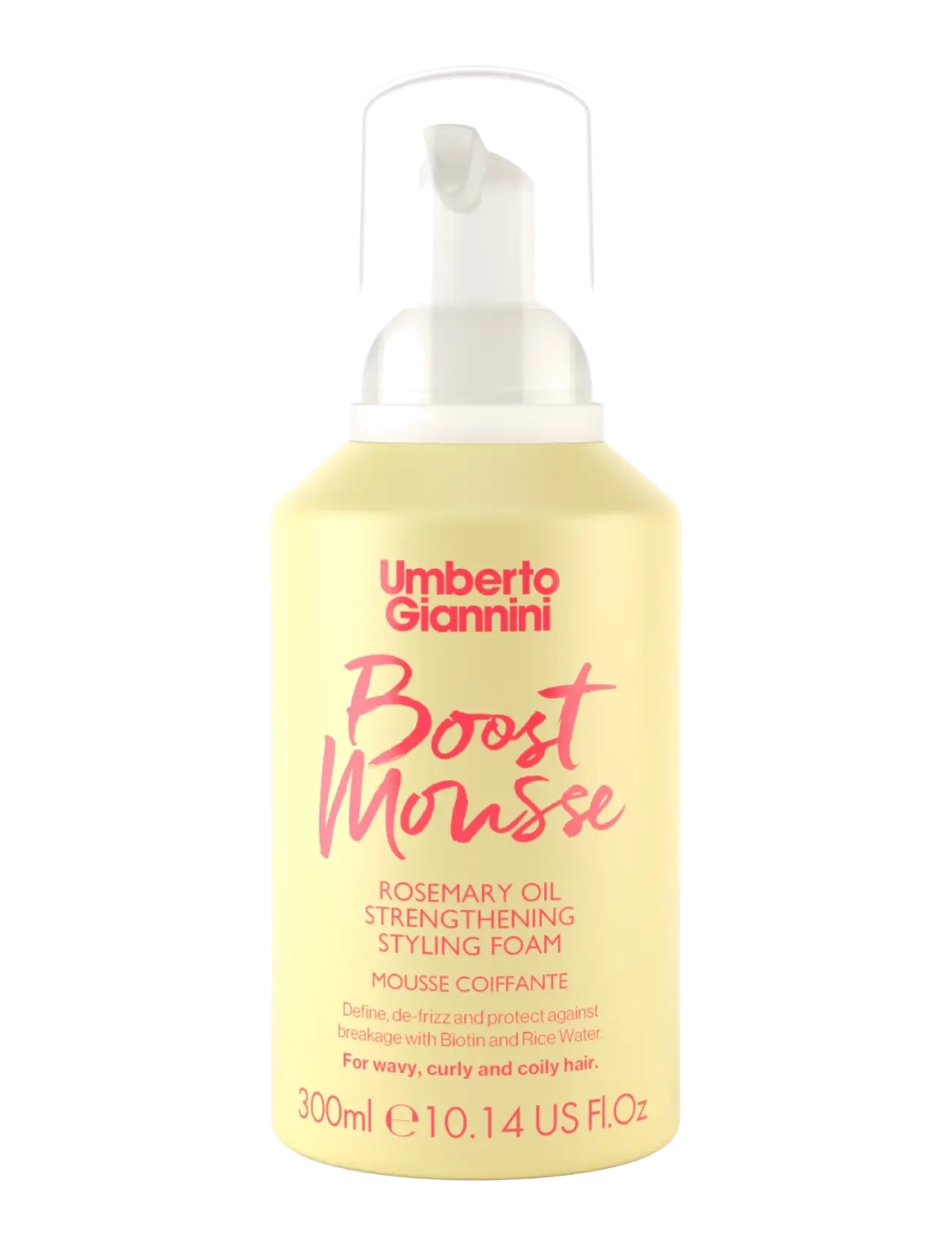 Umberto Giannini Strong Curls Styling Foam, Hårmousse-skum, Nude, Str: 290 ML
