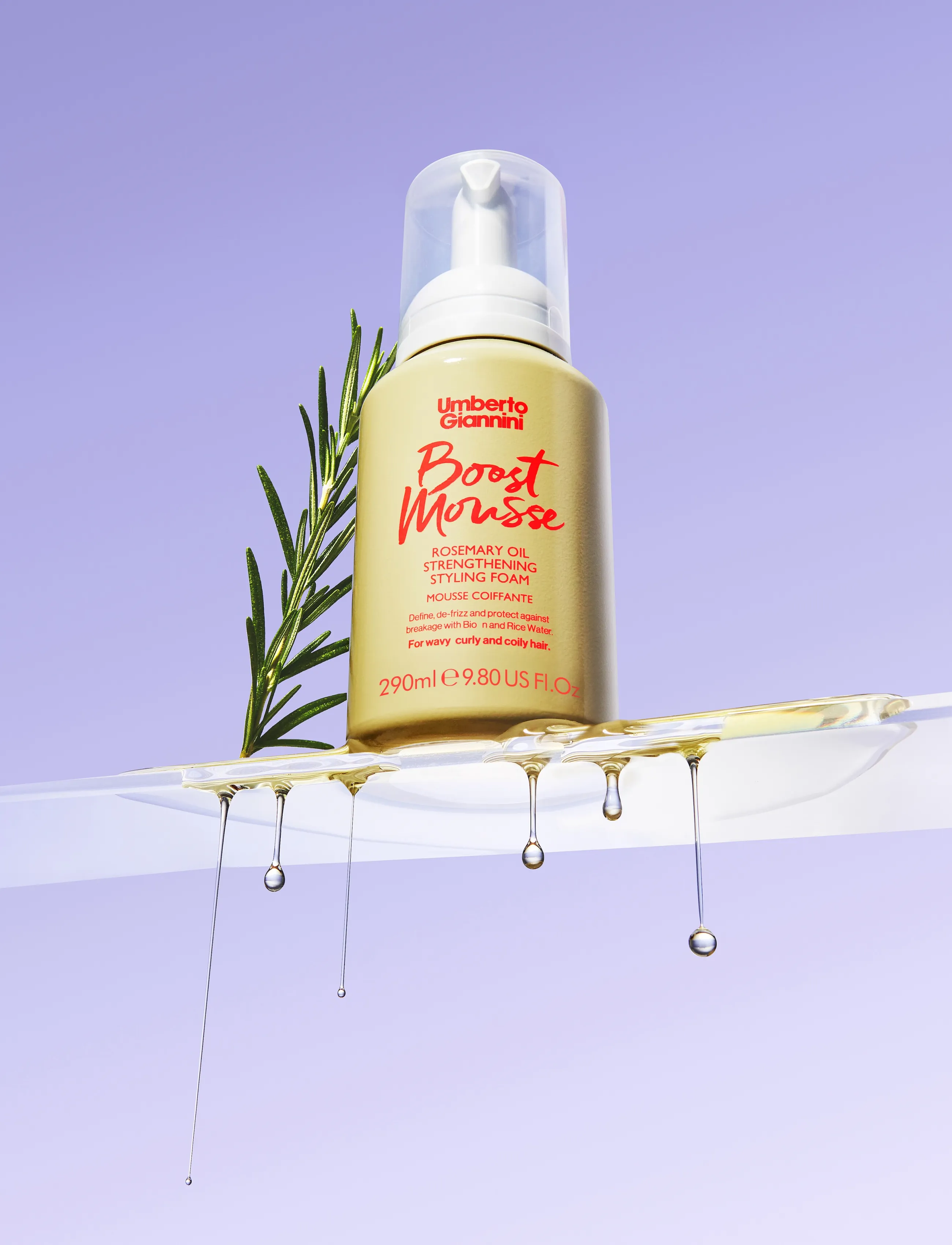 Umberto Giannini Umberto Giannini Strong Curls Styling Foam, 290 ml, Nude, Styling > Hårmousse-Skum, Dame