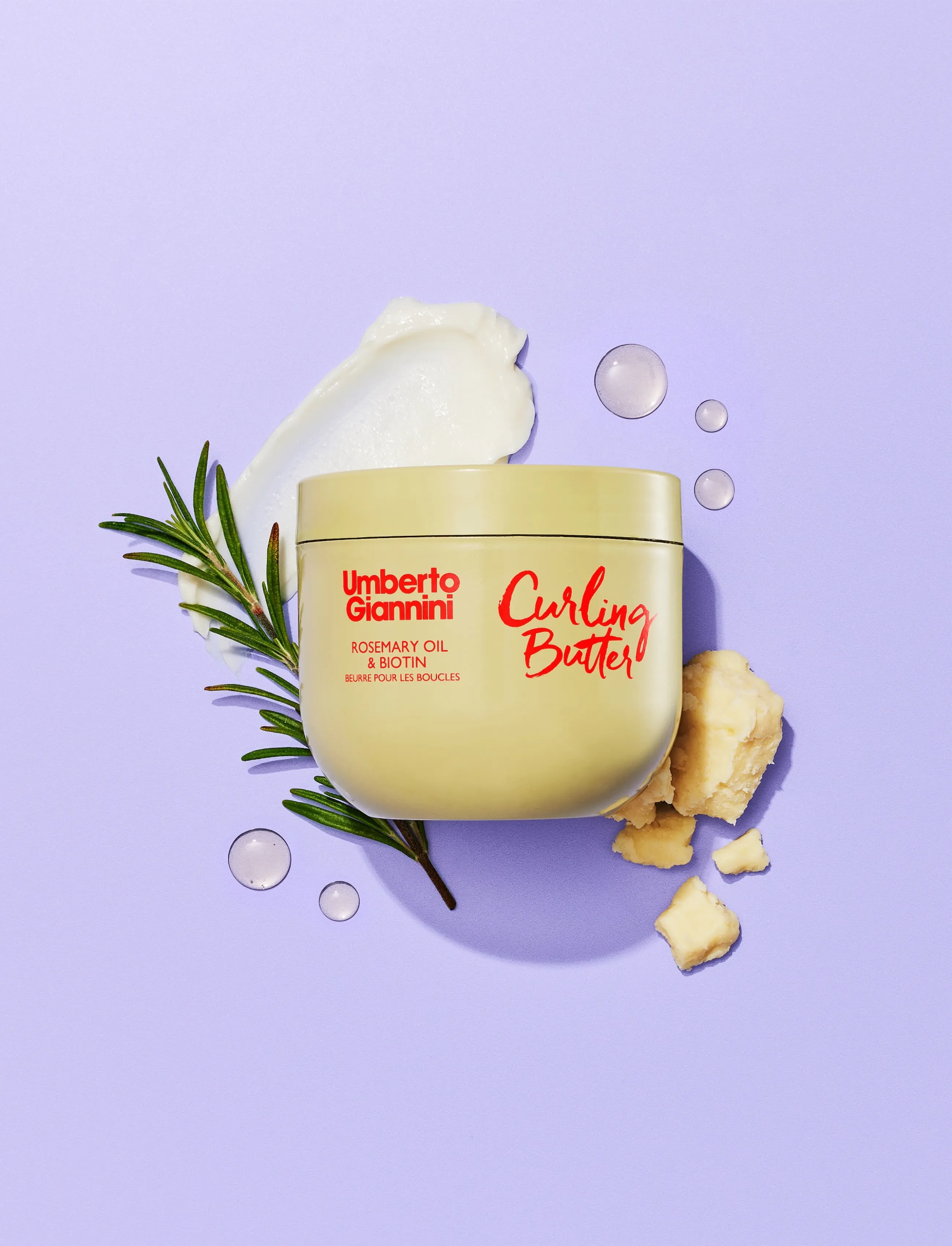 Umberto Giannini Umberto Giannini Strong Curls Curling Butter, 300 ml, Nude, Styling > Stylingcreme, Dame