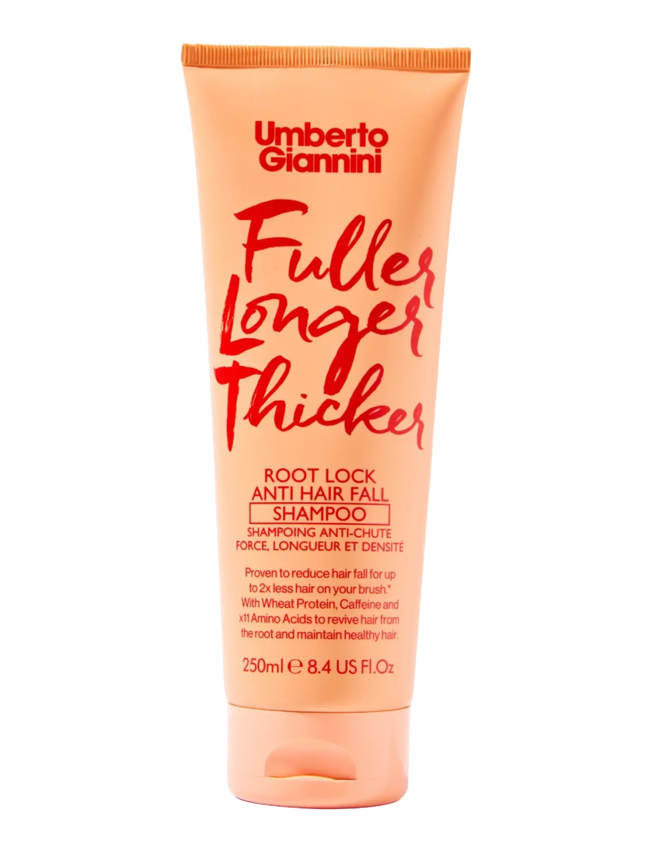 Umberto Giannini Fuller Longer Thicker Shampoo, Shampoo, Nude, Str: 250 ML