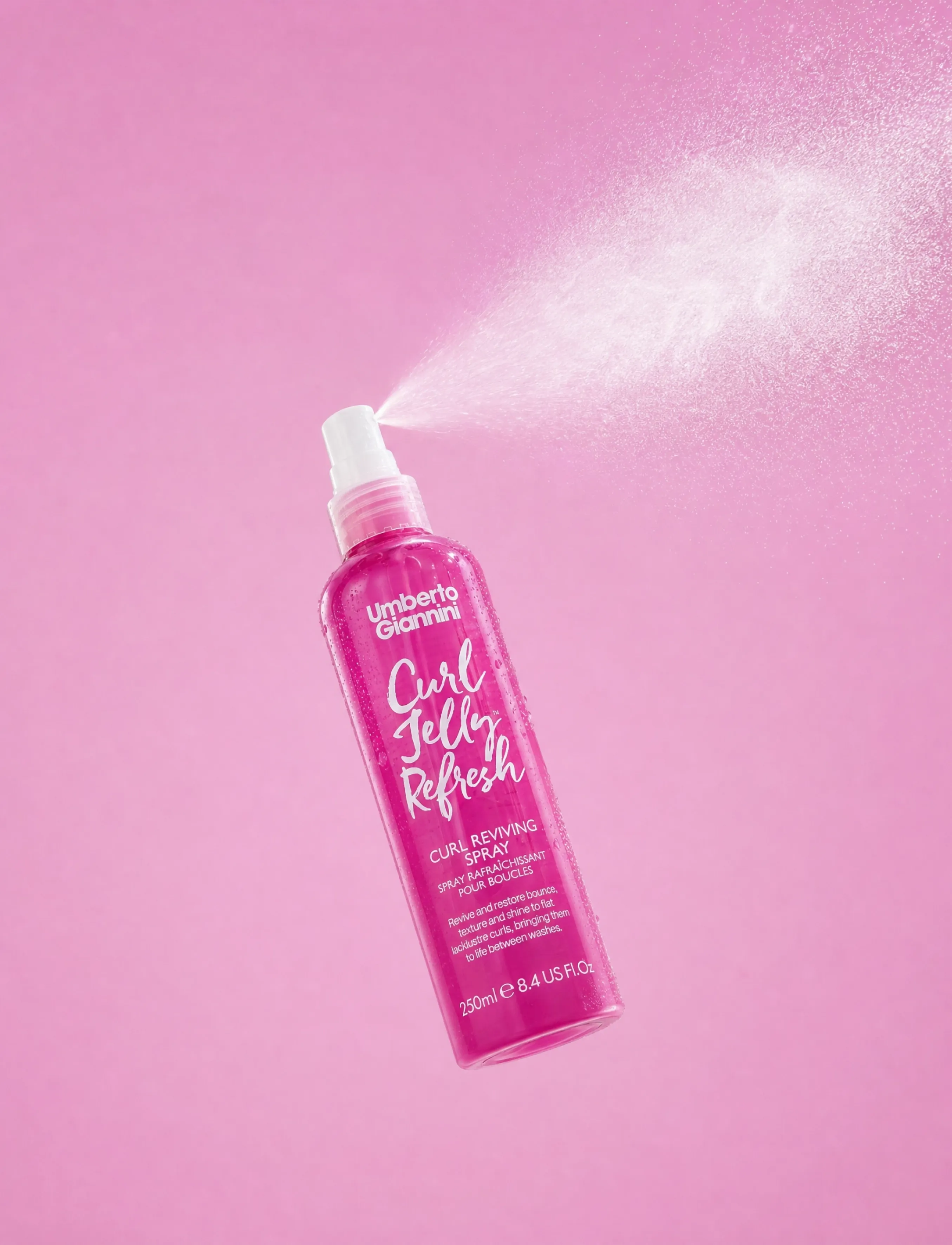 Umberto Giannini - Umberto Giannini Curl Jelly Refresh Spray - glansspray - clear - 3