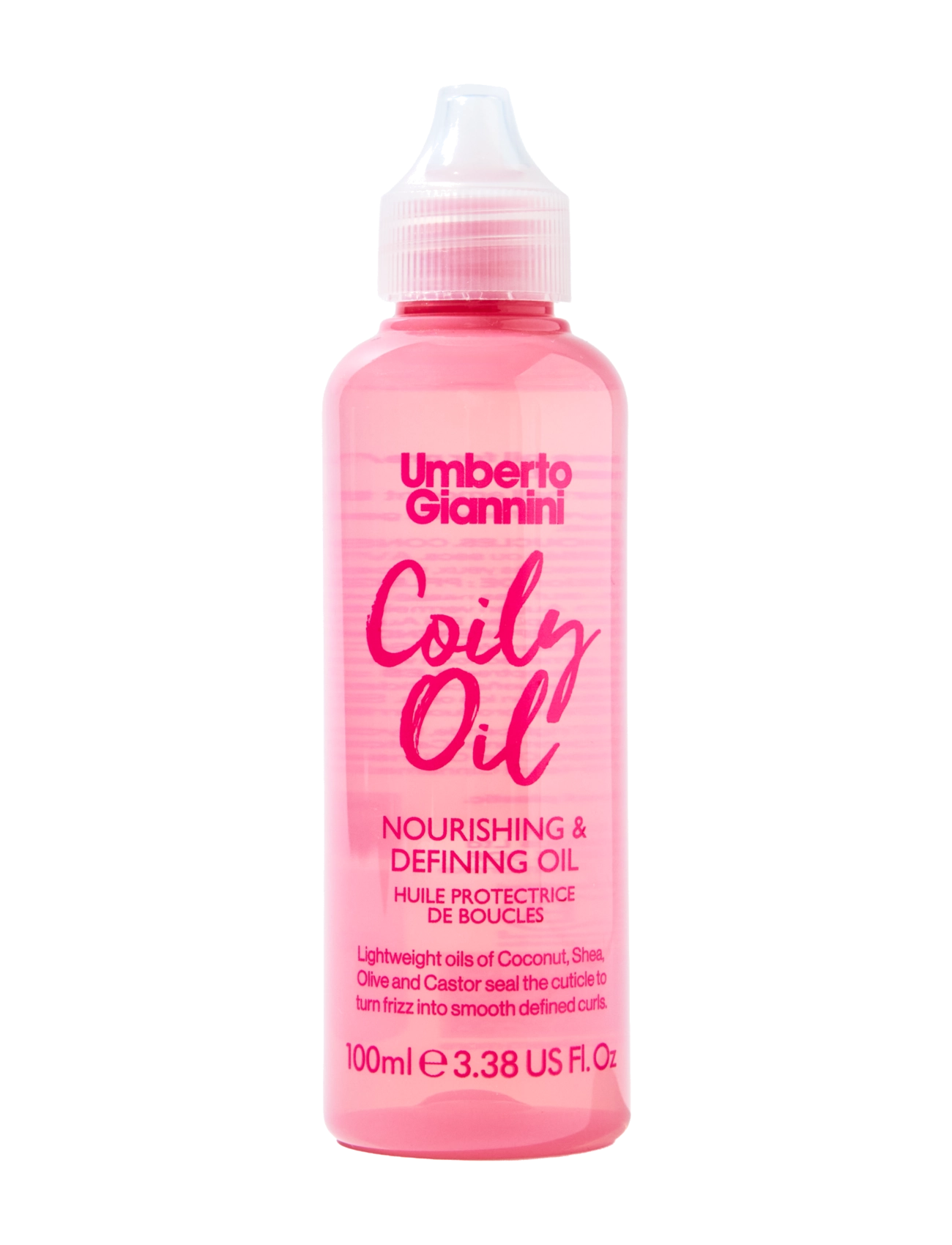 Umberto Giannini Coily Oil, Hair Vinegar & Dressing Bottles, Nude, Str: 100 ML