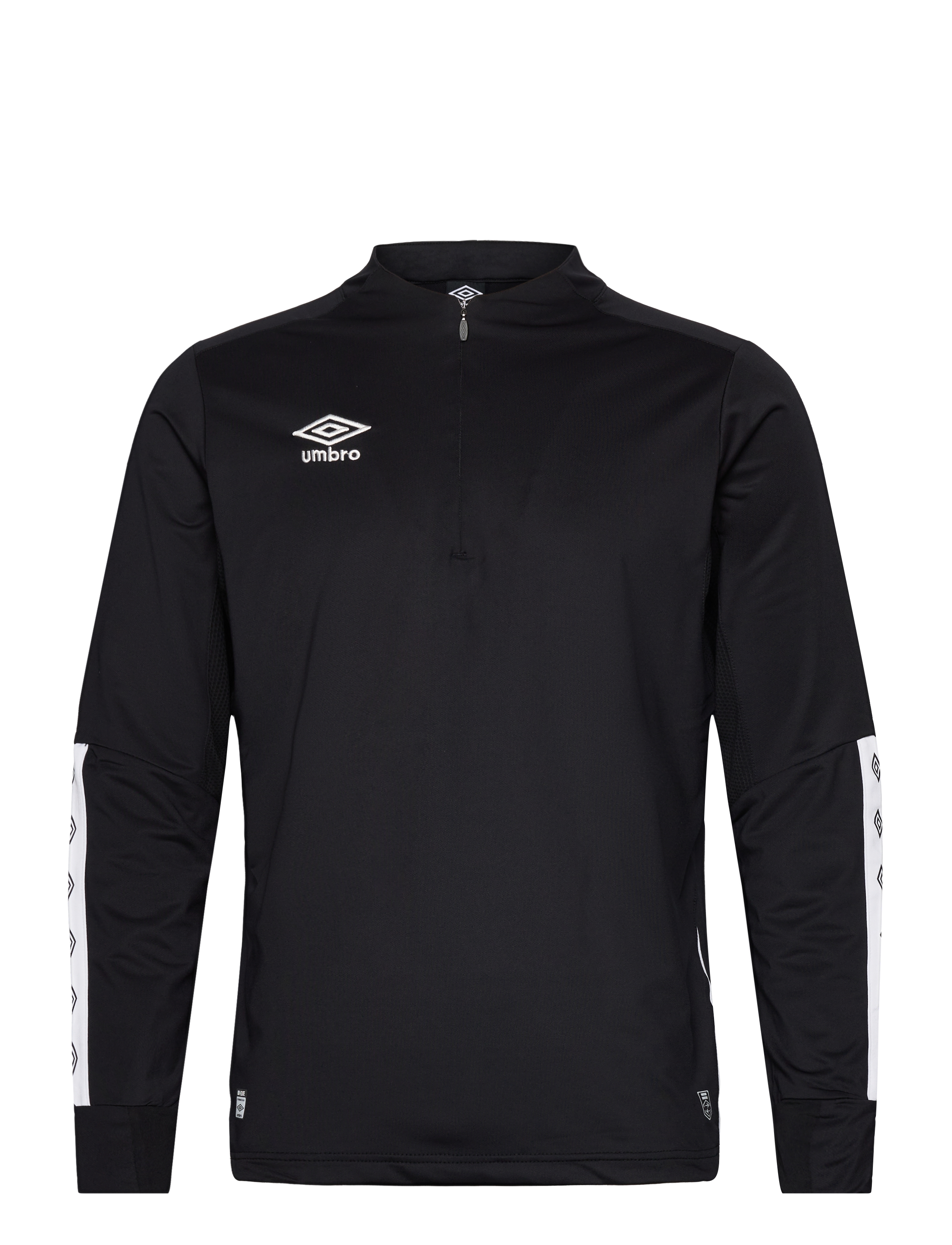 Umbro UX Elite Half Zip - Tøj - BLACK/WHITE / black