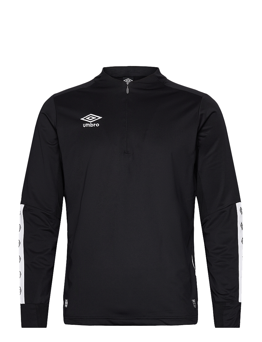 Umbro - UX Elite Half Zip - t-shirts - black/white - 1