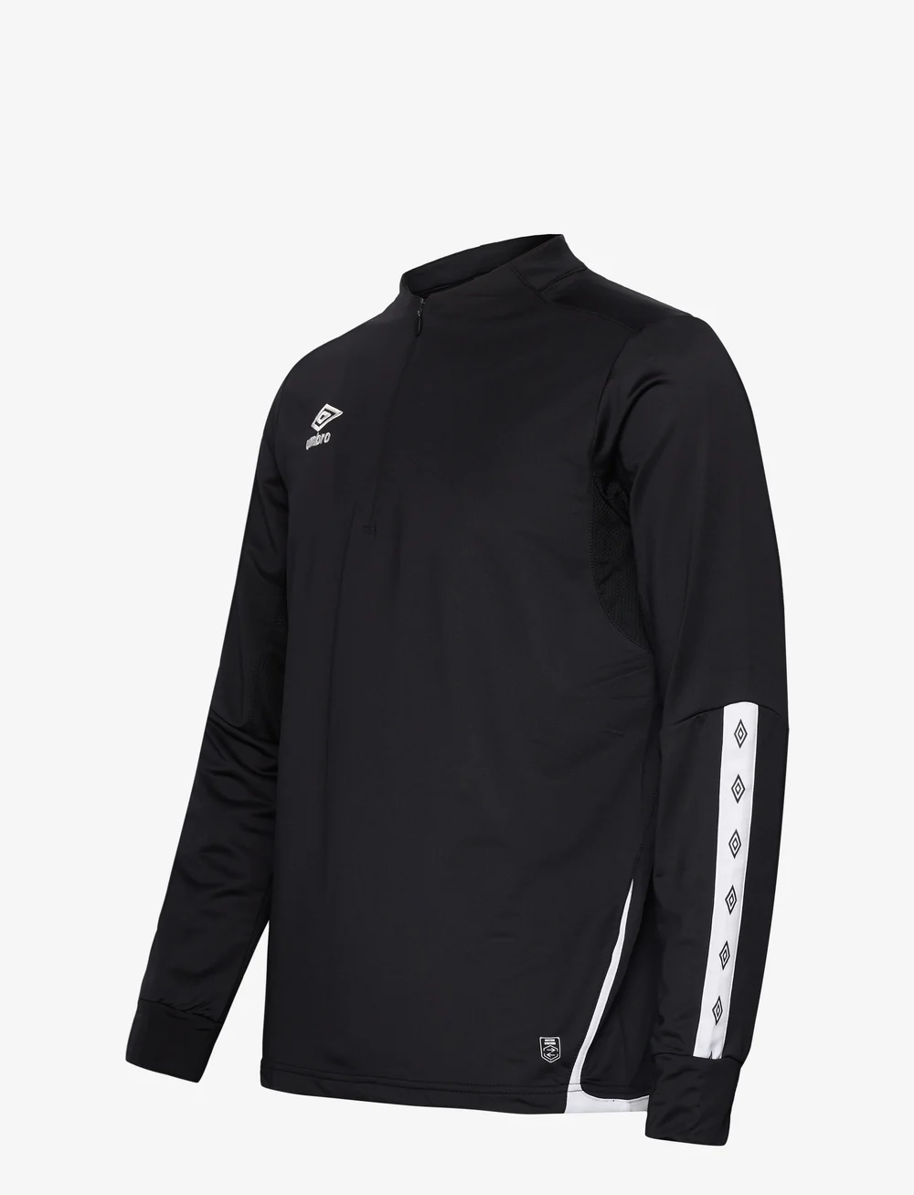 Umbro - UX Elite Half Zip - t-shirts - black/white - 3