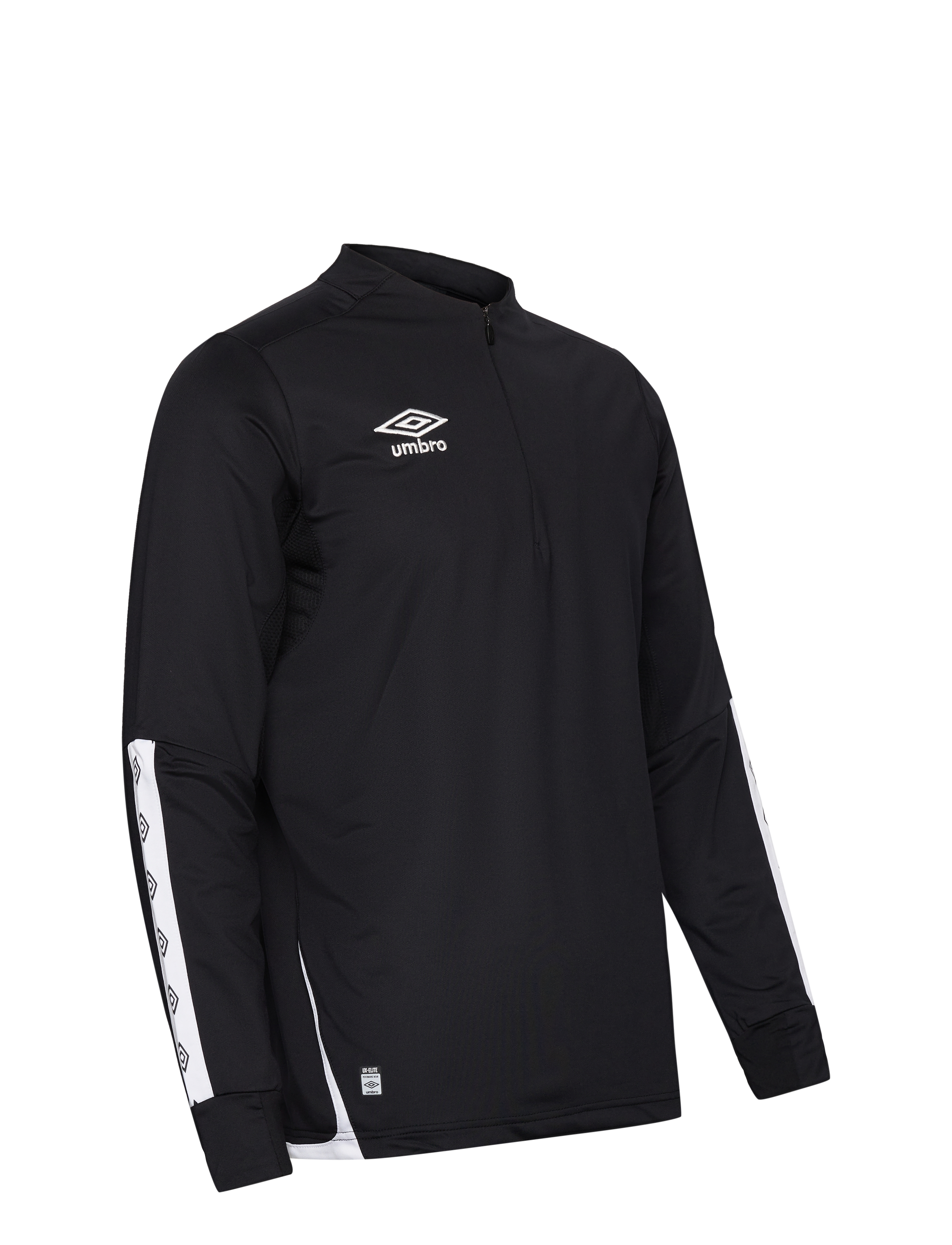 Umbro - UX Elite Half Zip - t-shirts - black/white - 4