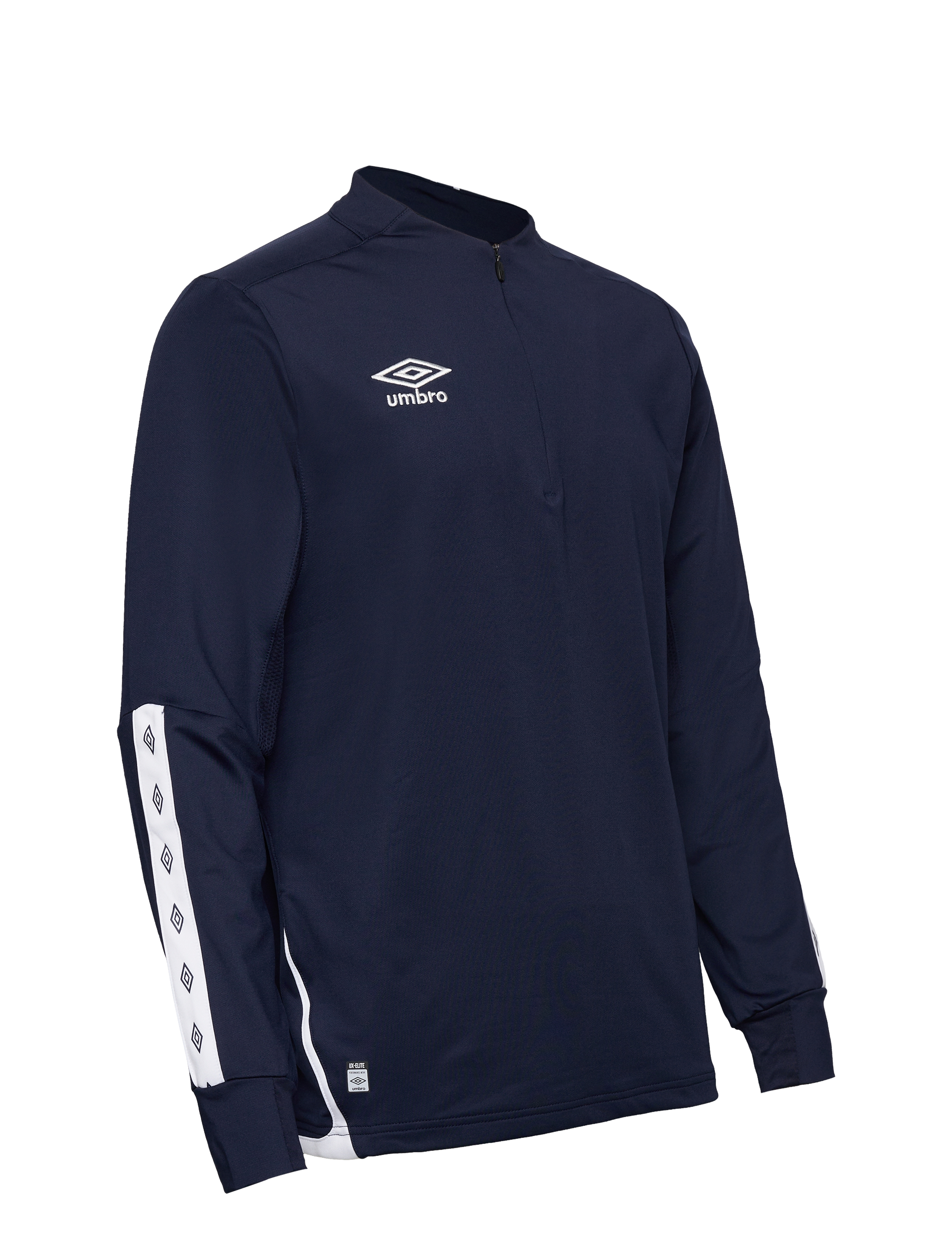 Umbro - UX Elite Half Zip - t-shirts - navy/white - 3