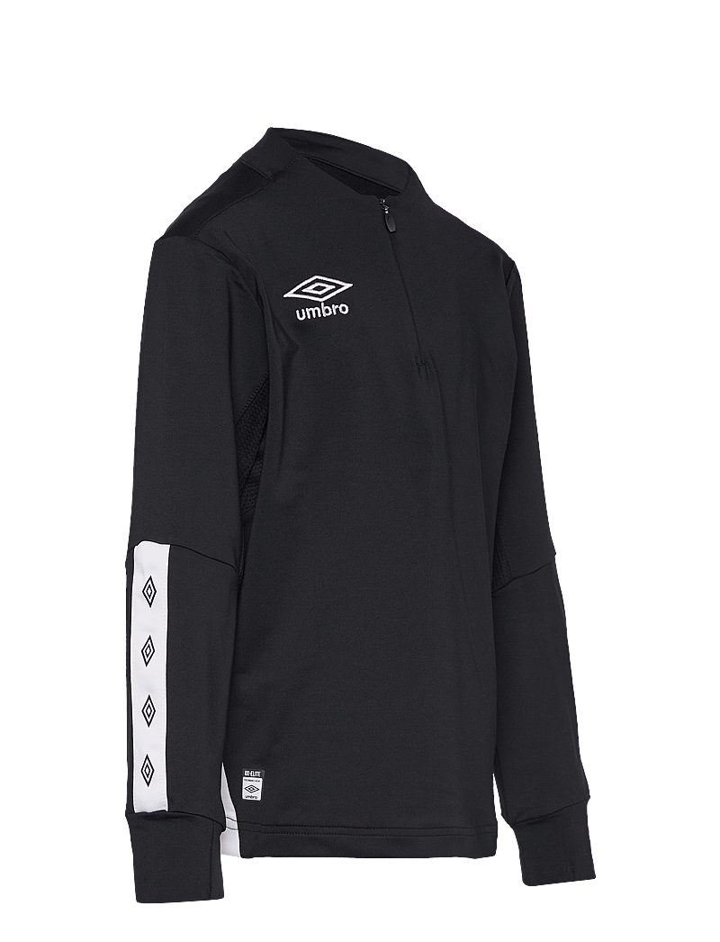 Umbro - UX Elite Half Zip Jr - sporta topi - black/white - 3