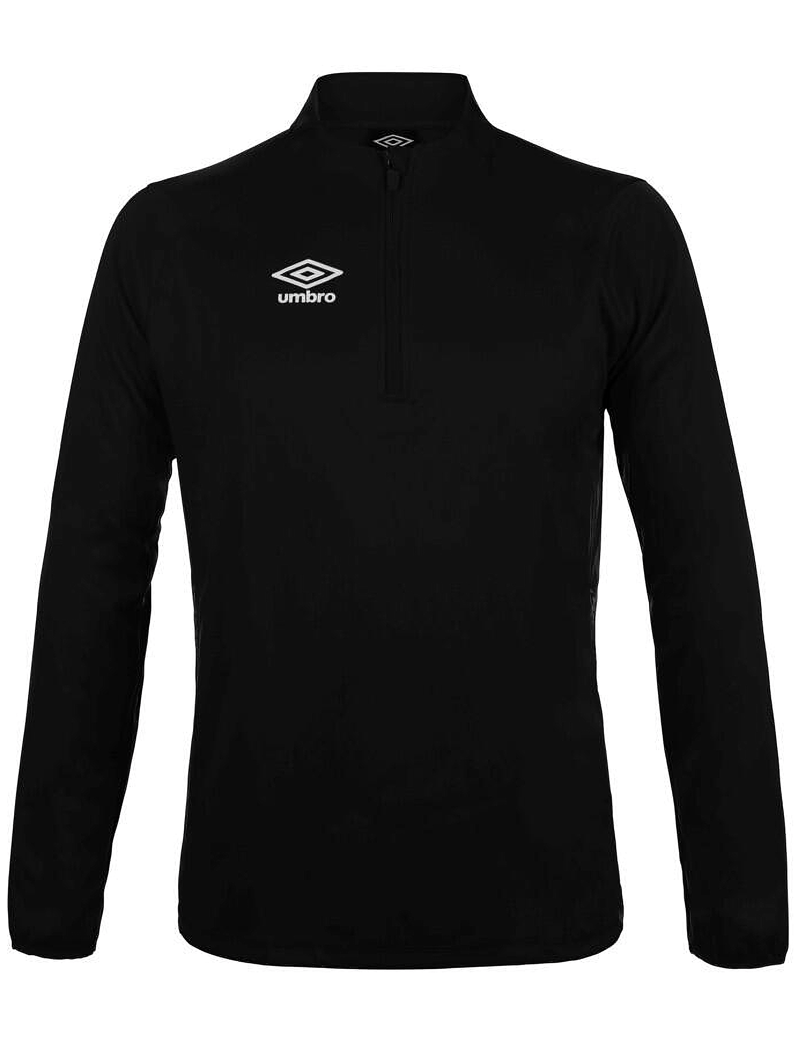 Umbro Liga Halfzip, Half-Zip Træningstop, Sort, Str: XXL