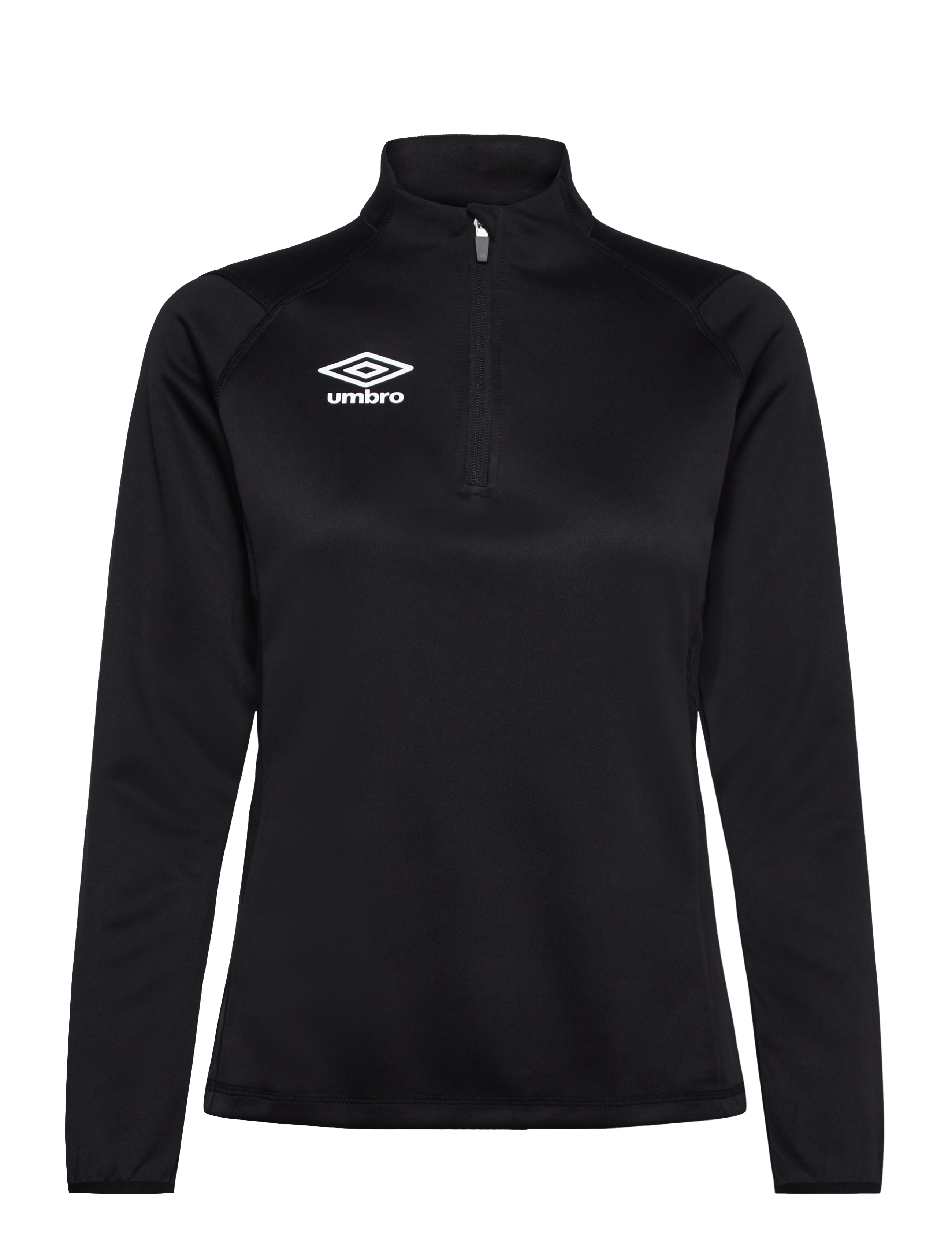 Umbro Liga Halfzip W, Kvinder, Half-Zip Træningstrøje, Sort, Str: 38