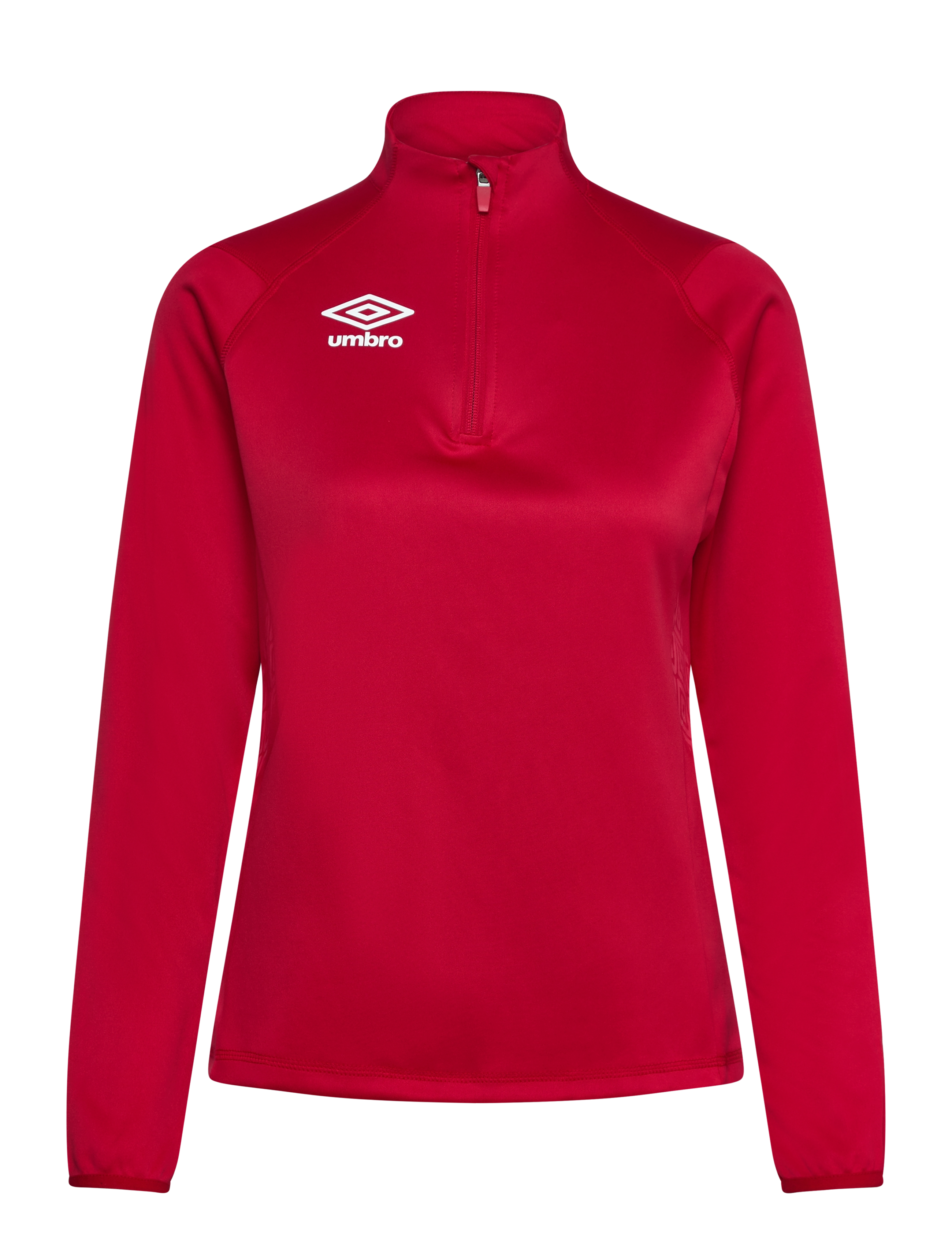 Umbro Liga Halfzip W, Kvinder, Half-Zip Træningstrøje, Rød, Str: 40