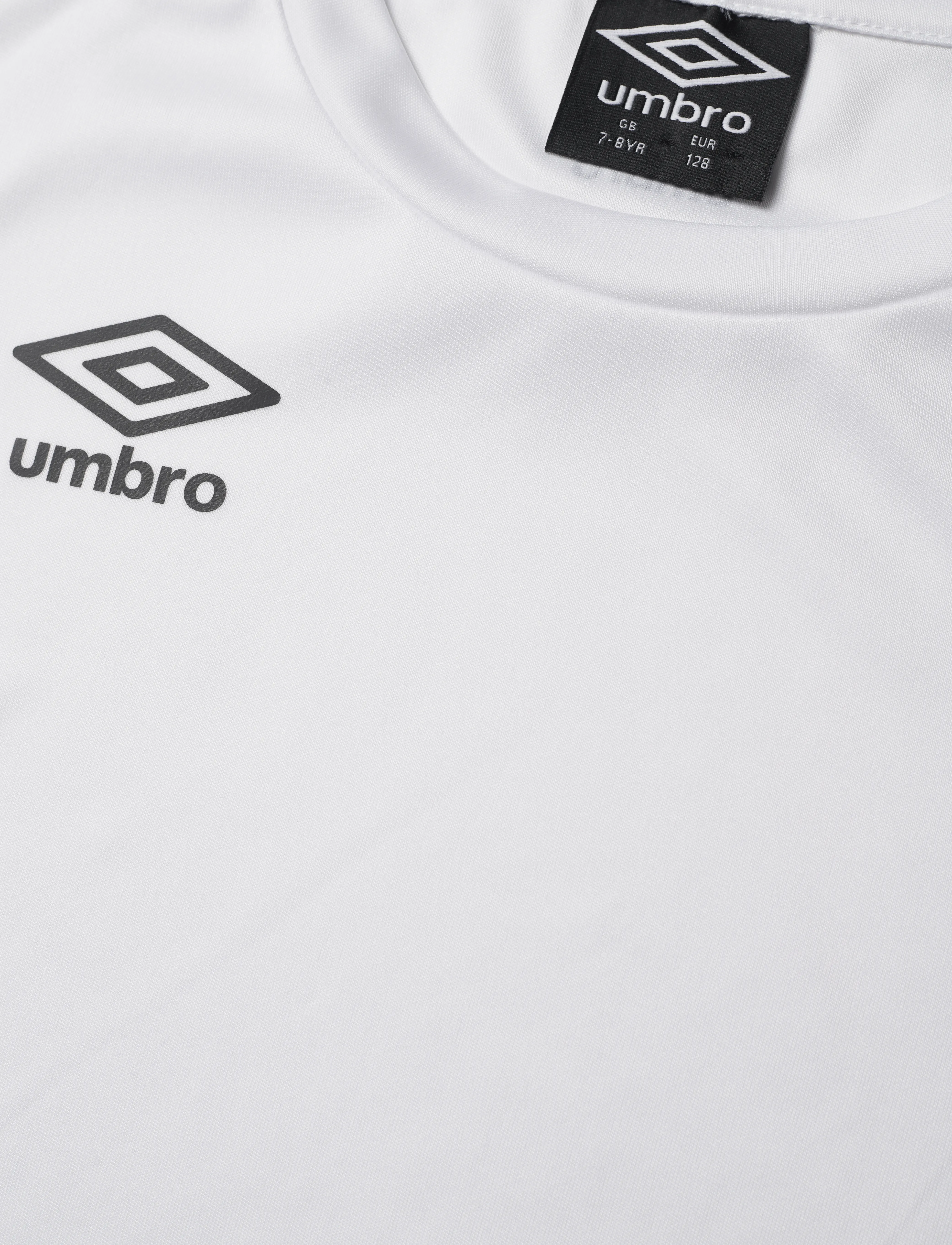 Umbro - Liga SS Jersey Jr - kortærmede t-shirts - white - 2