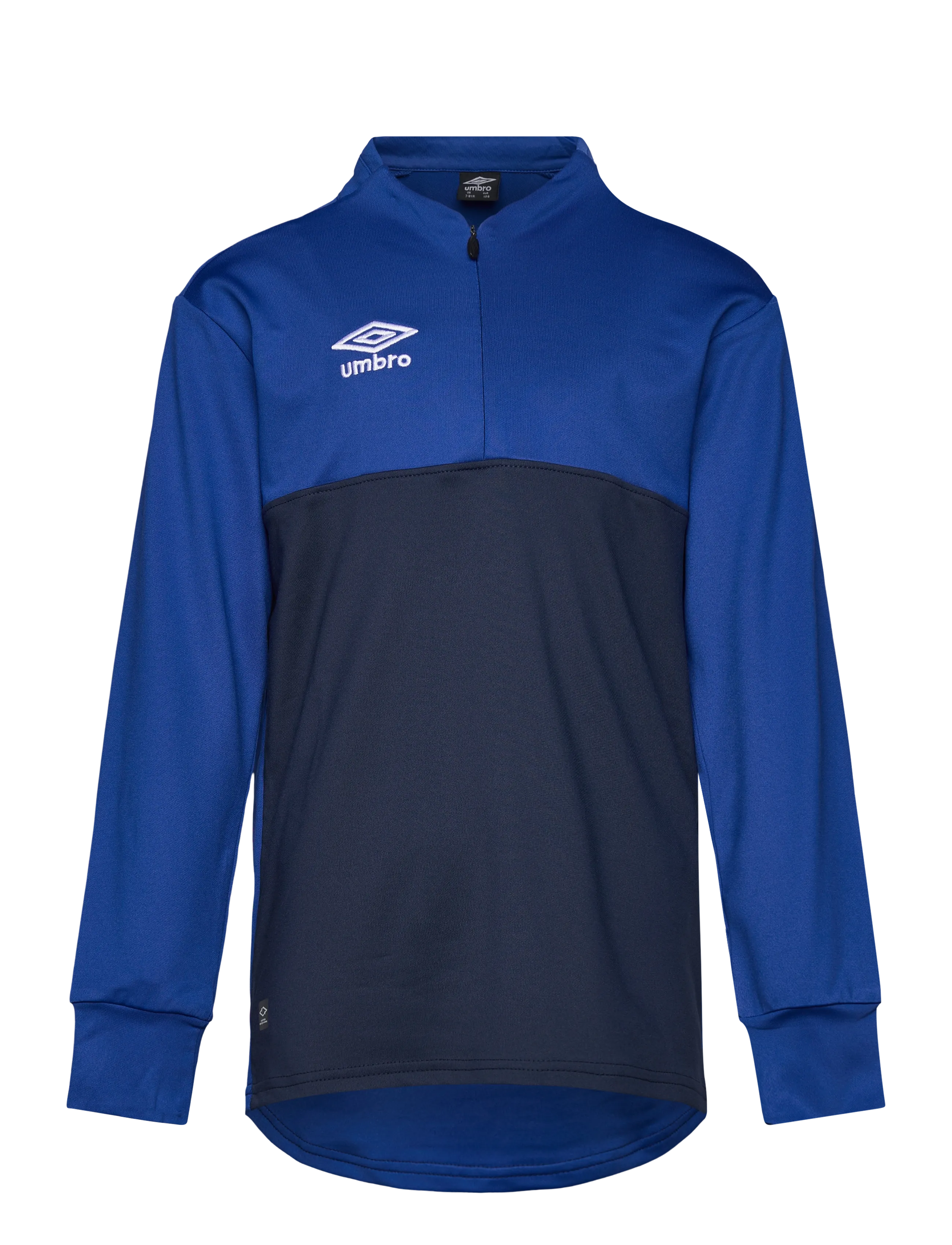 Umbro UX Pro Half Zip Jr - Jalgpall - BLÅ/VIT / blue