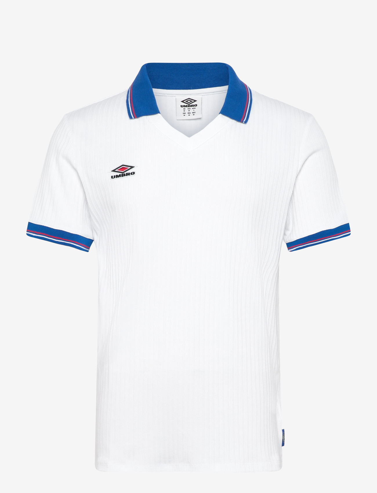 Umbro - Rib Tennis Tee - kortærmede poloer - white - 0