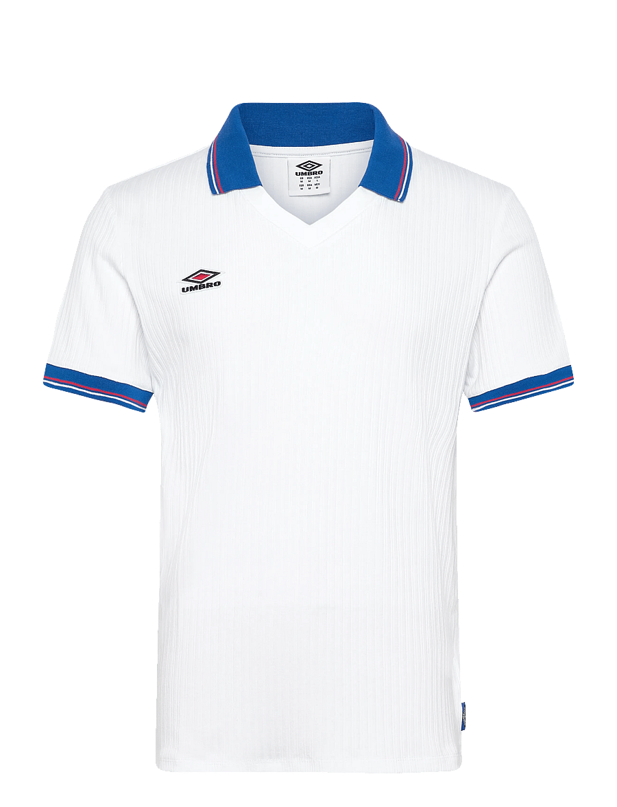 Umbro - Rib Tennis Tee - toppar & t-shirts - white - 0
