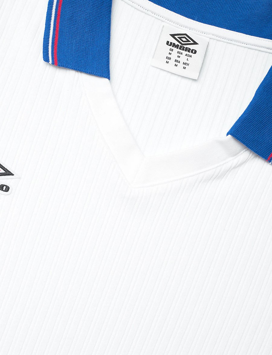 Umbro - Rib Tennis Tee - toppar & t-shirts - white - 2