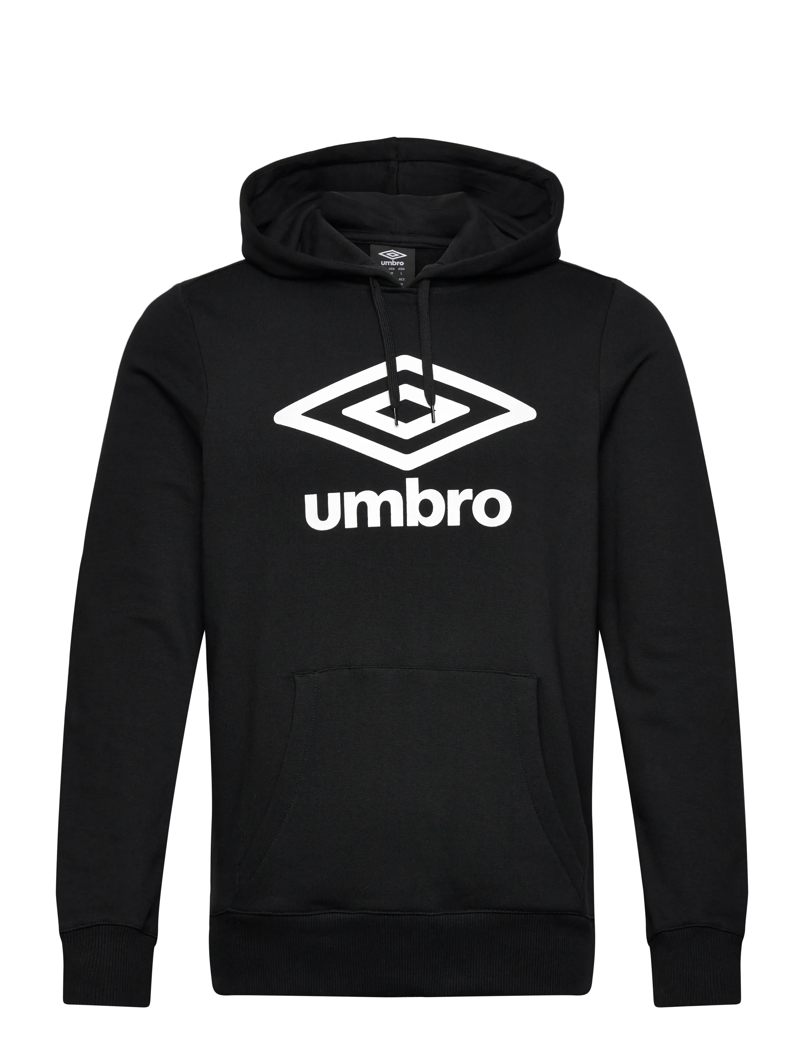 Umbro Large Logo Hoodie, M, Black, Sport Sweatshirts & Hoodies > Sport Hoodies, Herre