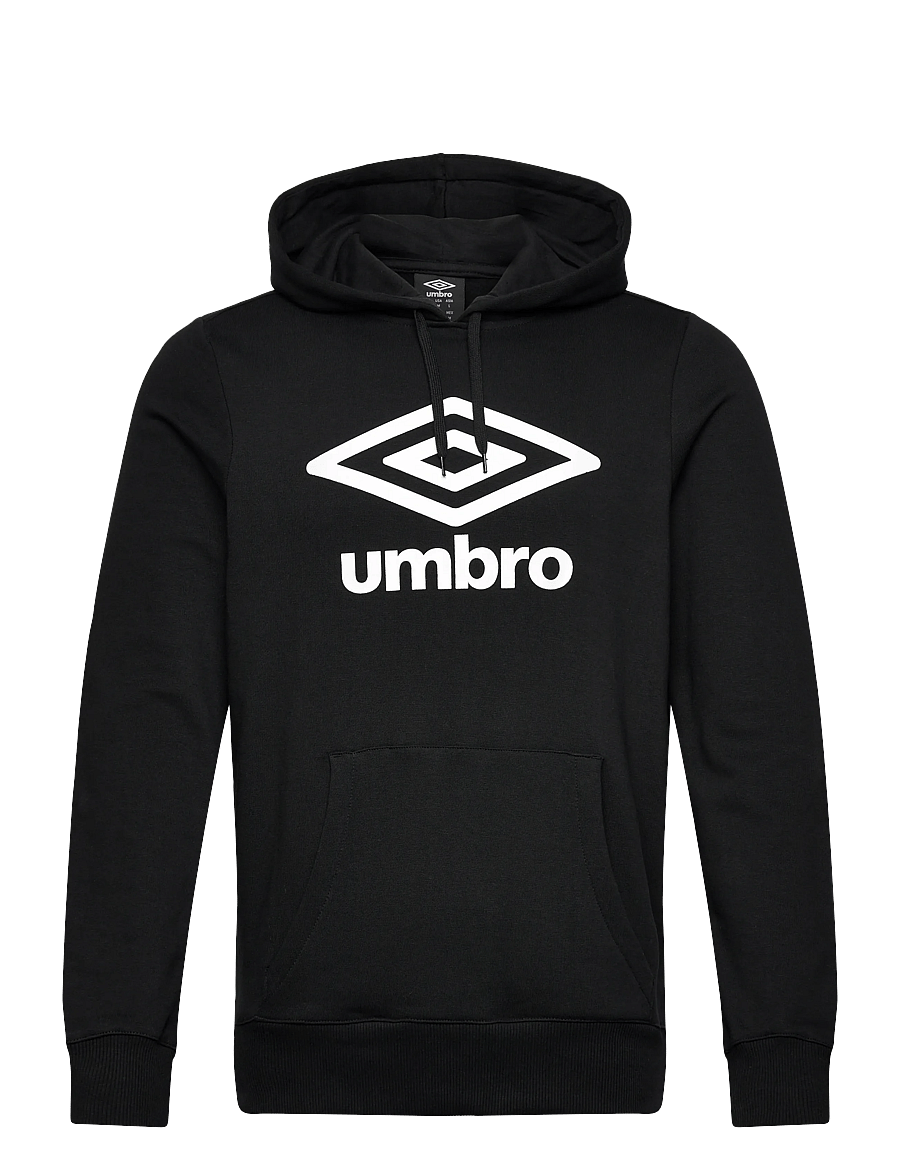 Umbro - Large Logo Hoodie - oberteile - black - 0