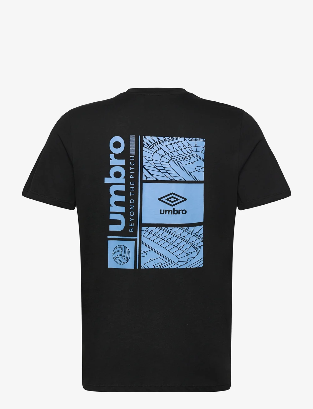 Umbro - Stadium Graphic Tee - stuttermarbolir - black - 1