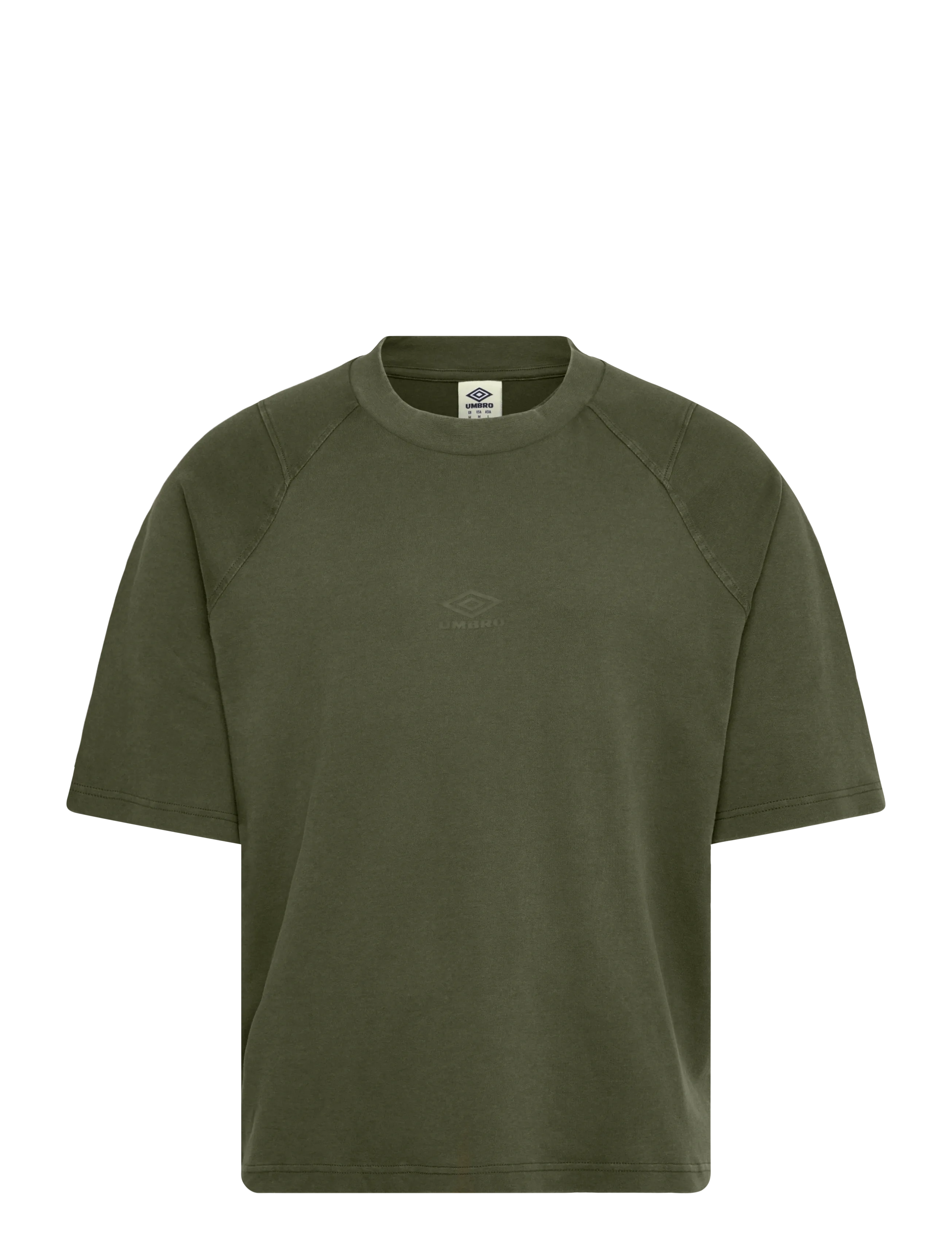 Washed High Neck Boxy Tee