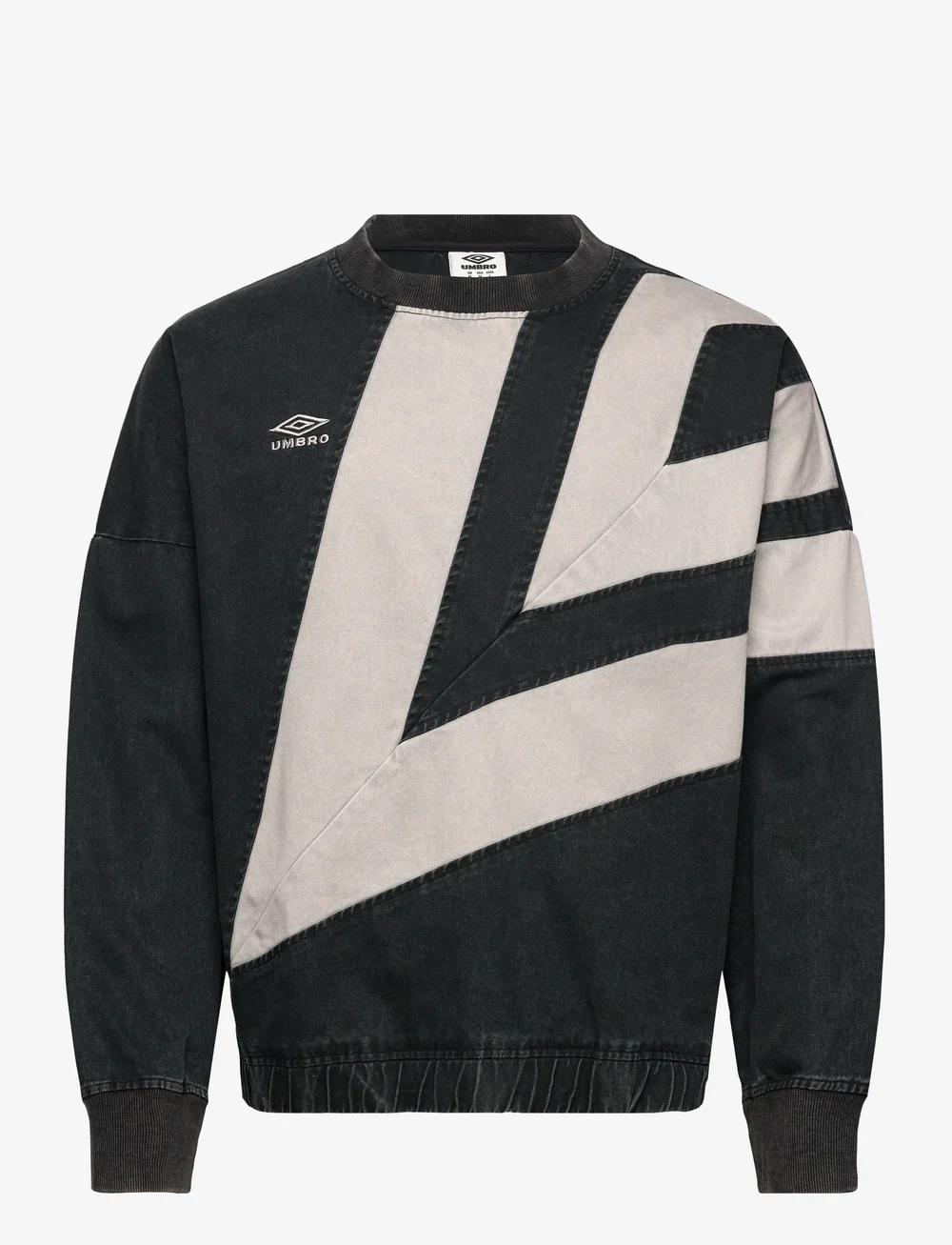 Umbro - Washed Diamond Drill Sweat - Överdelar - black - 0