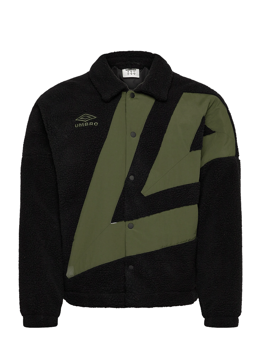 Umbro - Fleece Coach Jacket - fleece & midlayer - black - 0