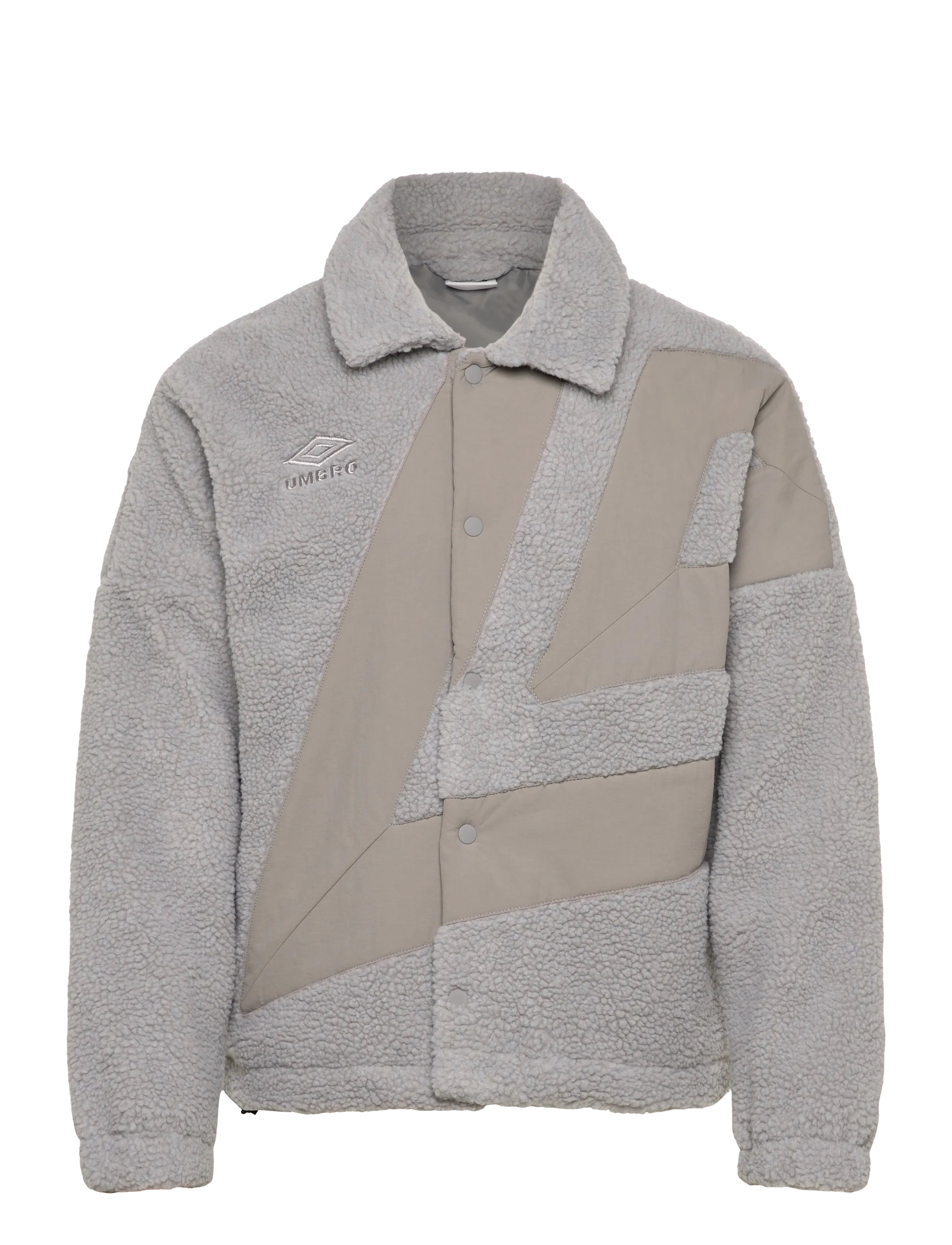 Umbro Fleece Coach Jacket, XXL, Grey, Sport Fleeces & Midlayers > Sport Fleeces, Herre