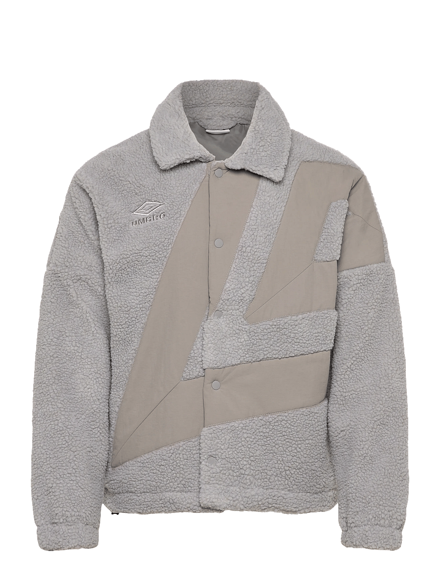 Umbro - Fleece Coach Jacket - fleece & midlayer - grey - 0