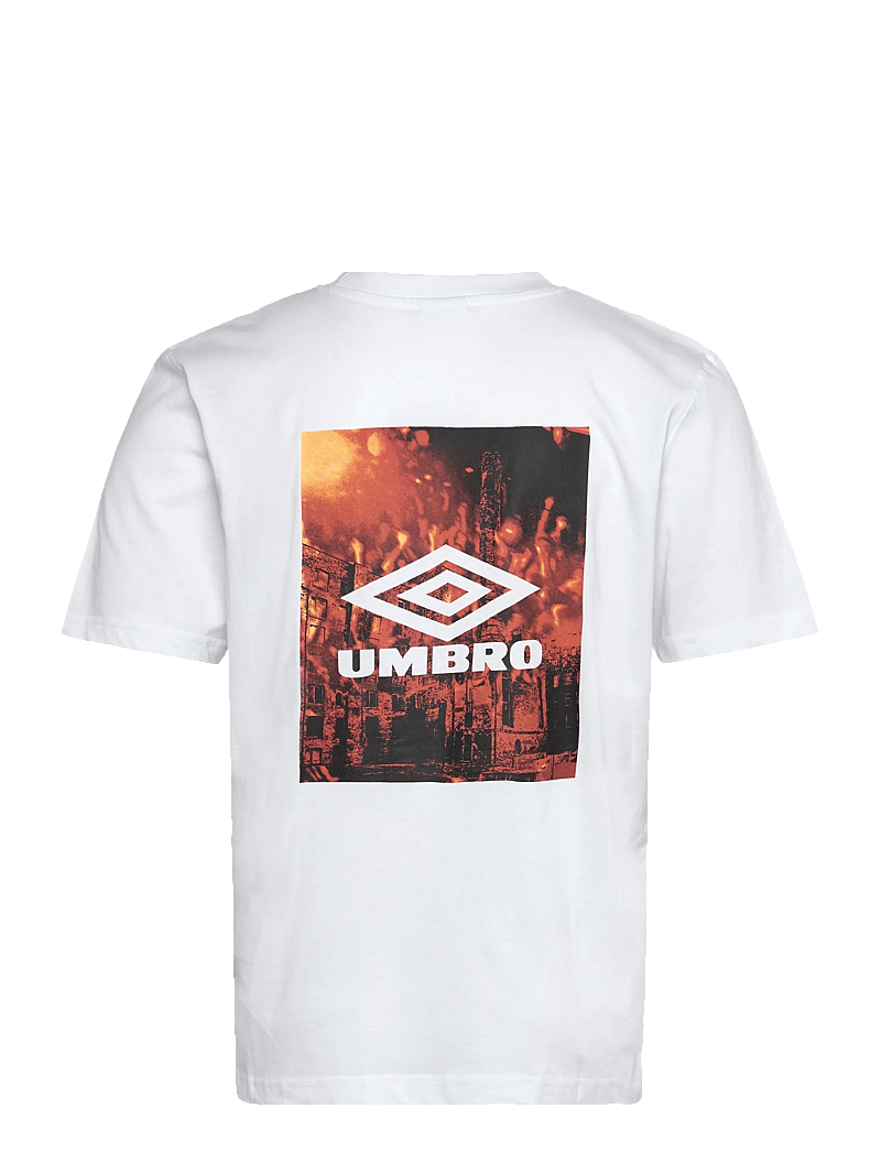 Umbro - Industry Graphic Tee - oberteile & t-shirts - white - 1