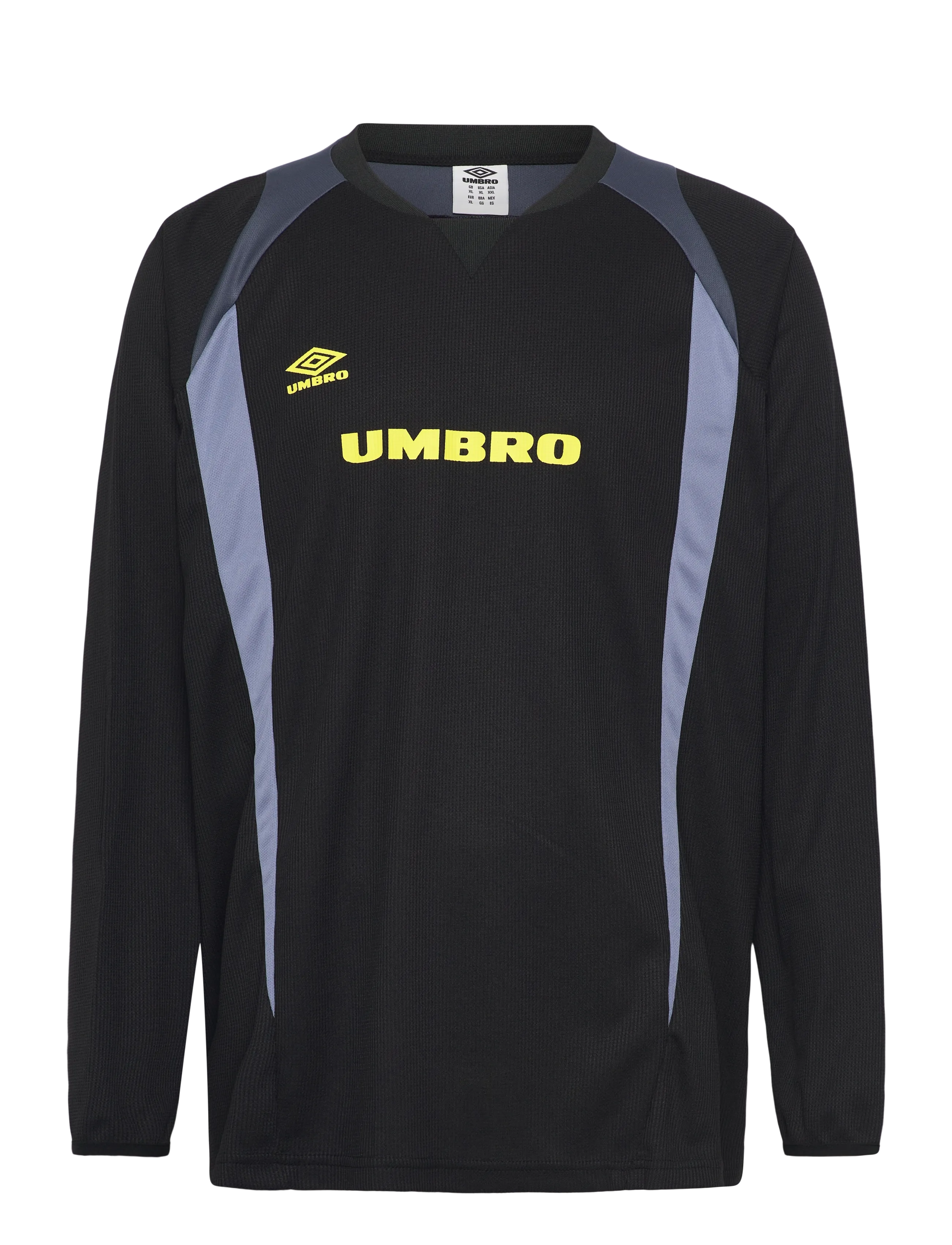Umbro Panelled Ls Jersey, L, Sport Oberteile, Schwarz - Long Sleeved Männerswear