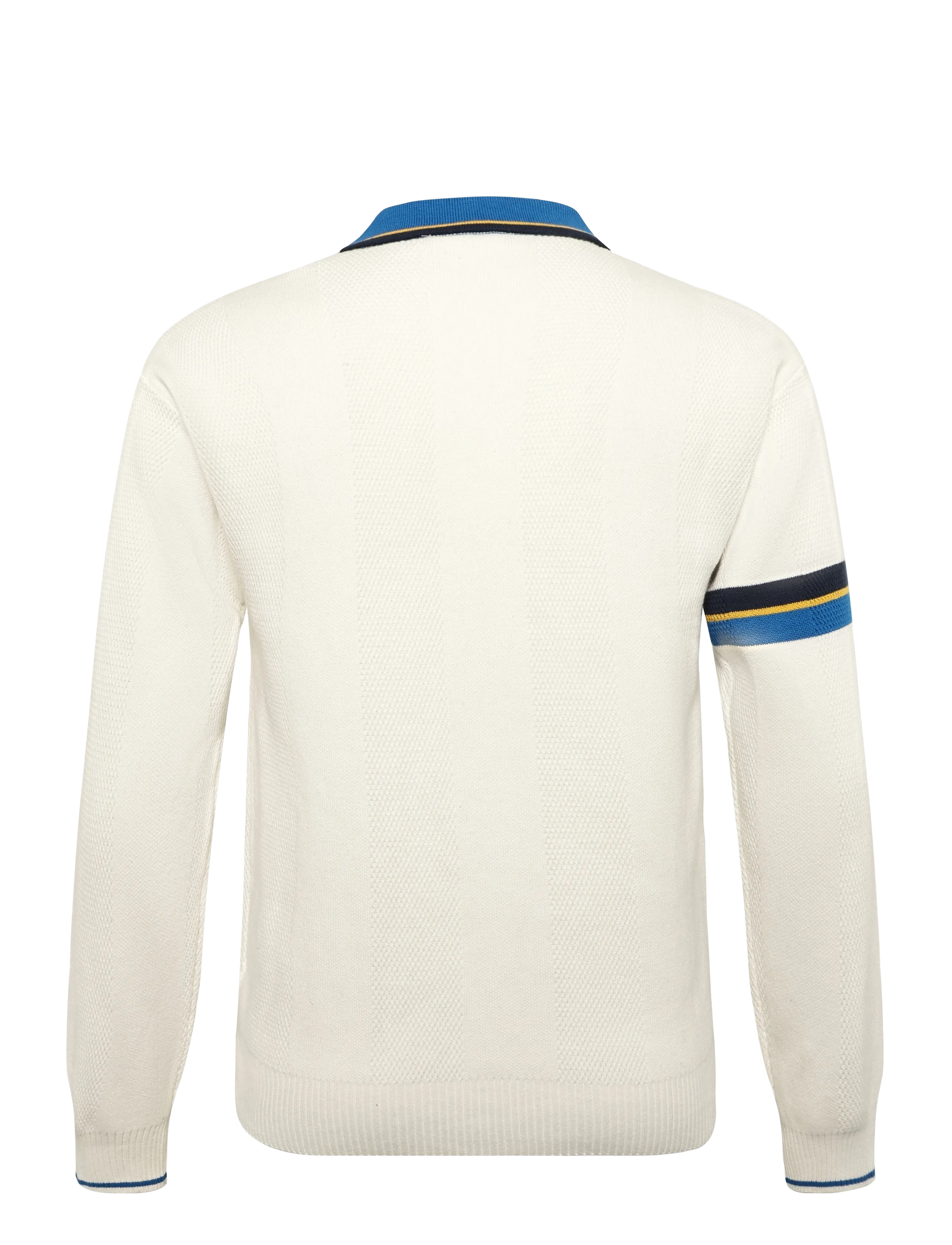 Ls Knitted Football Polo 2